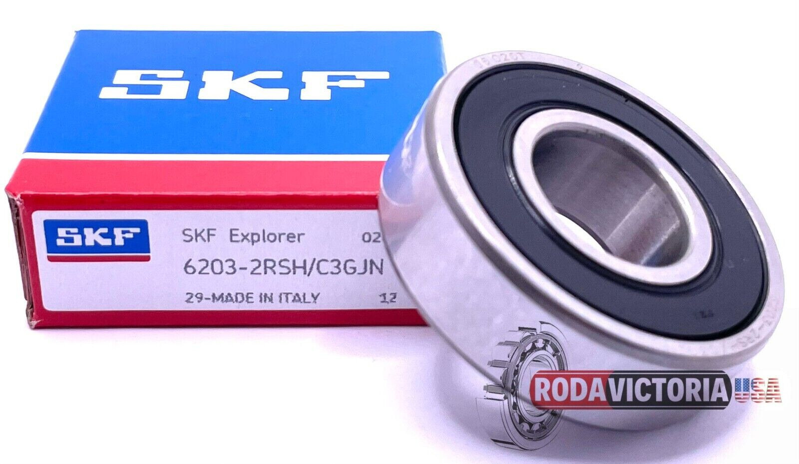 6203-2RSH/C3GJN – SKF Deep Groove Radial Ball Bearings – 17x40x12mm