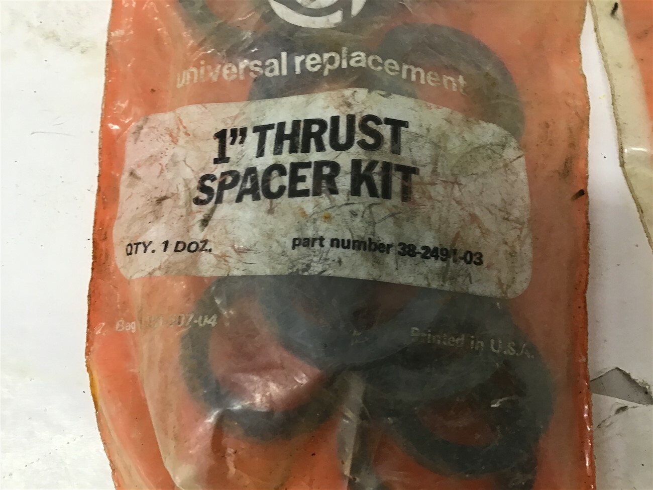 Lau 1″ And 3/4″ Thrust Spacer Kits 38-2491-02 38-2491-03 Lot Of 2