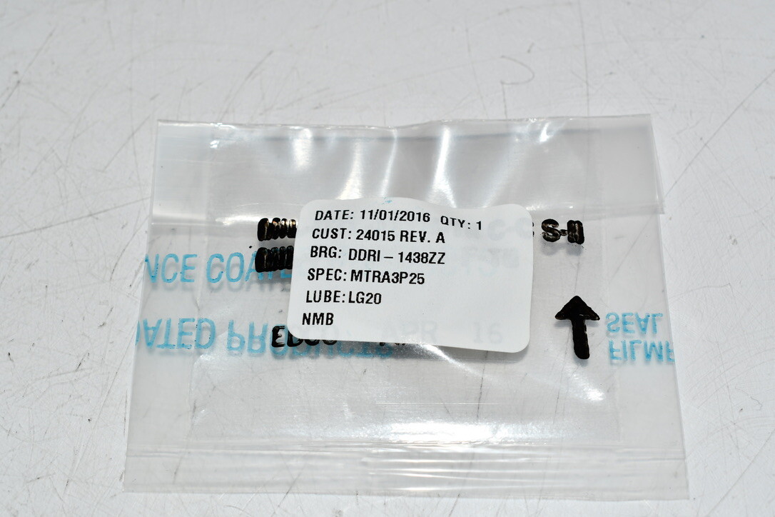 NEW NMB DDRI-1438ZZ Miniature Shielded Bearing 1/2” Bore, 1-1/8” OD