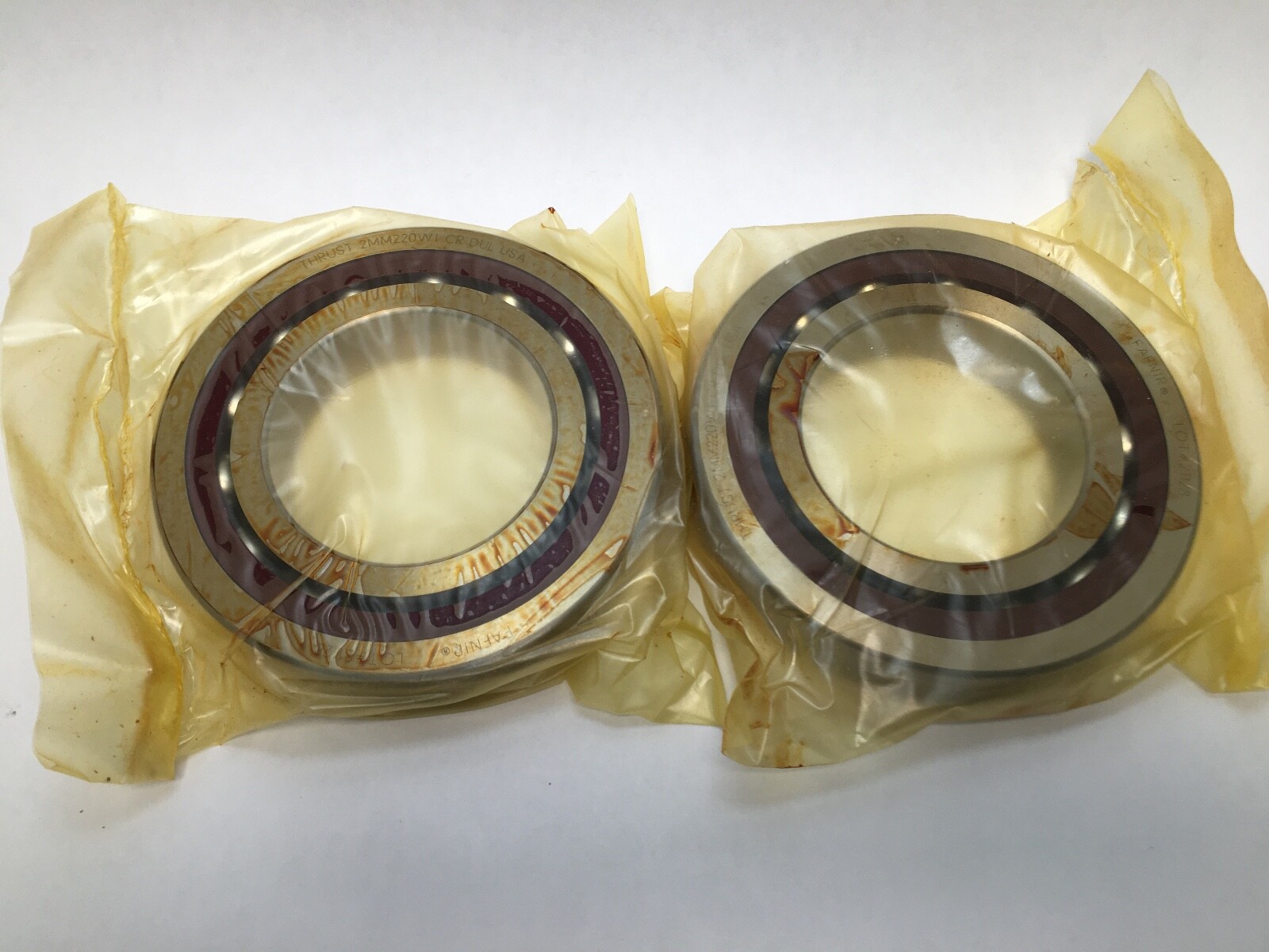Fafnir 2MM220WI-DUL Bearing 100x180x34mm 7220-C 2MM-220-WI-CR-DUL ABEC7 2 Pcs