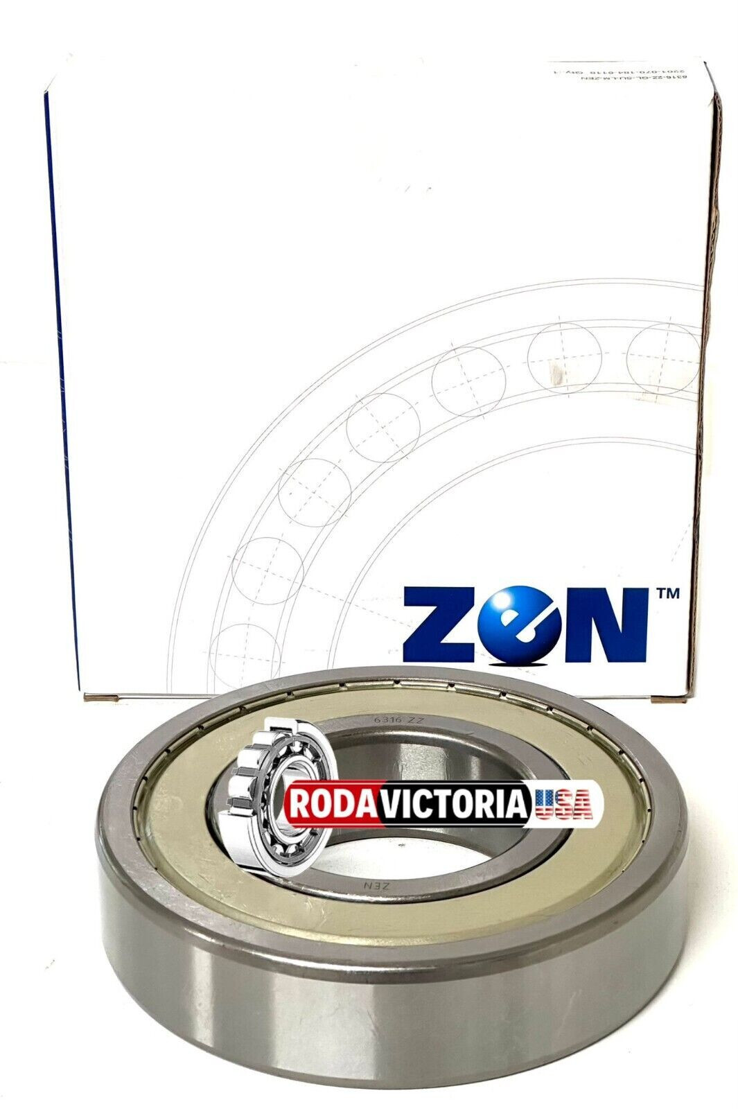 ZEN 6216 ZZ DEEP GROOVE BALL BEARING, METAL SHIELDED 80x140x26mm