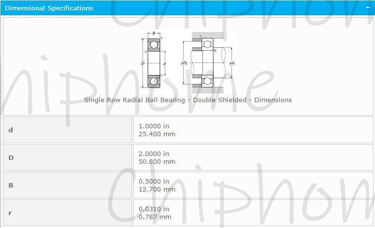 NTN R16ZZ Miniature / Extra Small Ball Bearing 25.400×50.800×12.700mm. #