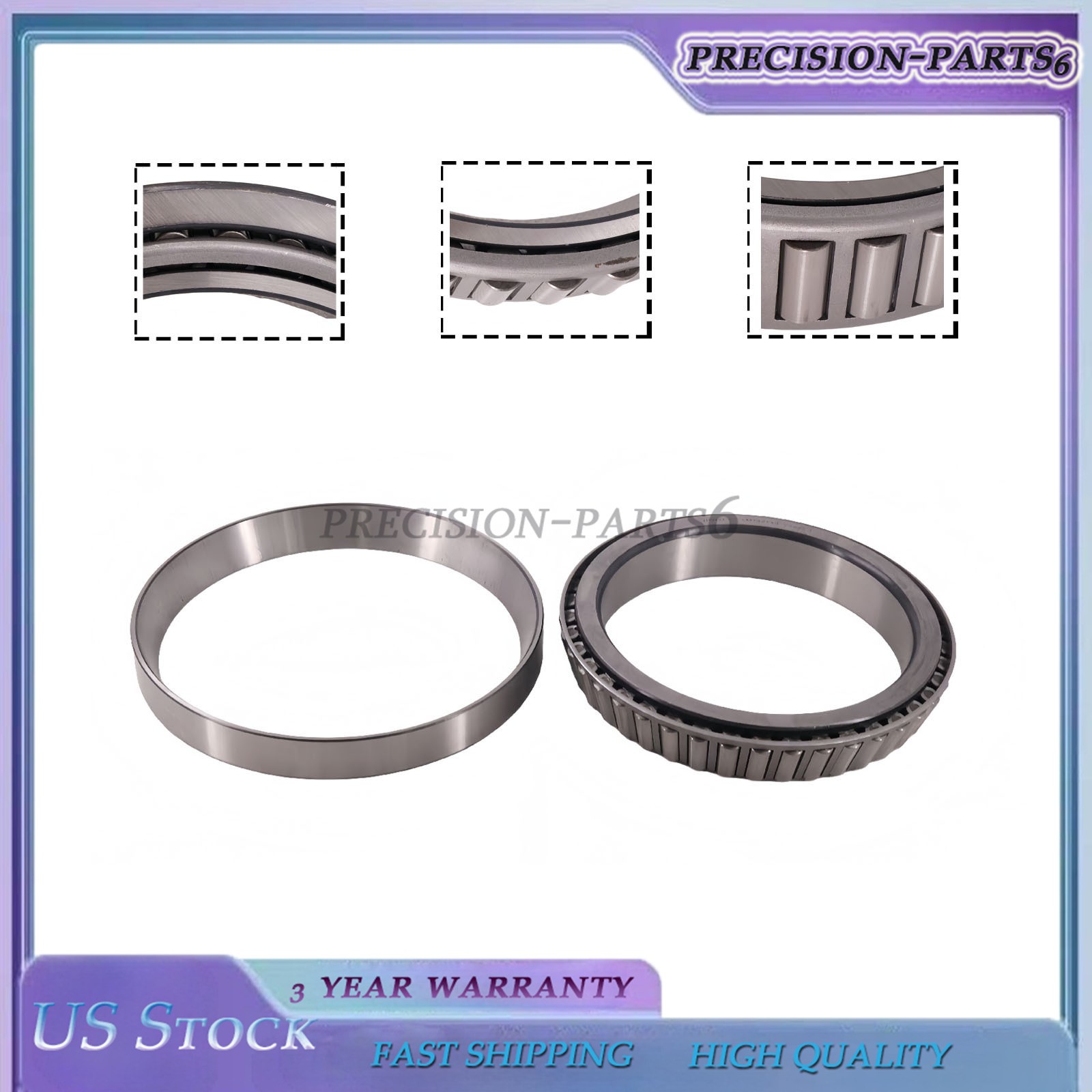 Tapered Roller Bearing Set Cup and Cone LM742749 LM742710 1-Piece New 1PC PC
