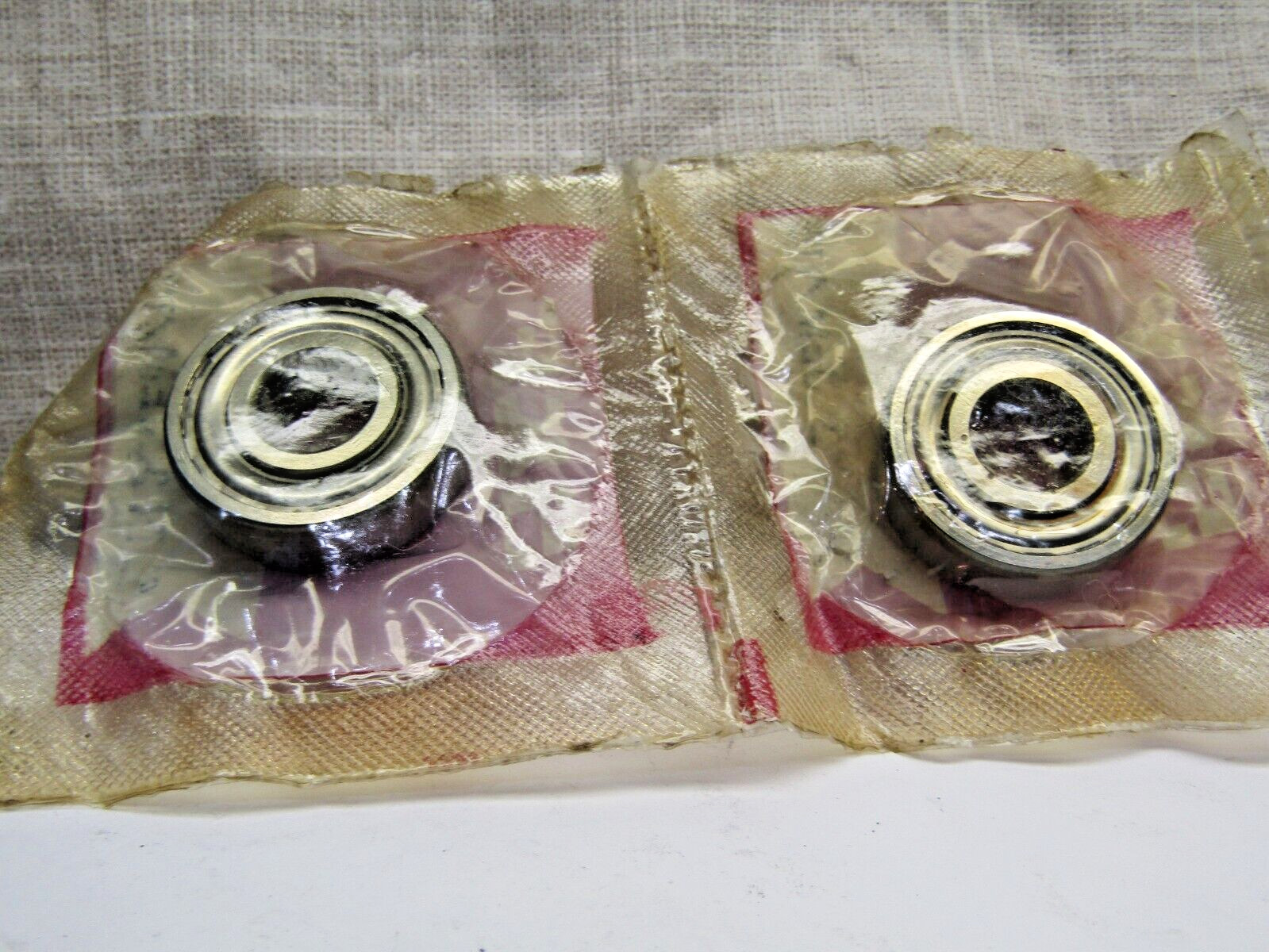 (Lot of 2) 6201-2Z JEM 12mm X 32mm X 10mm Metal Shielded Bearing