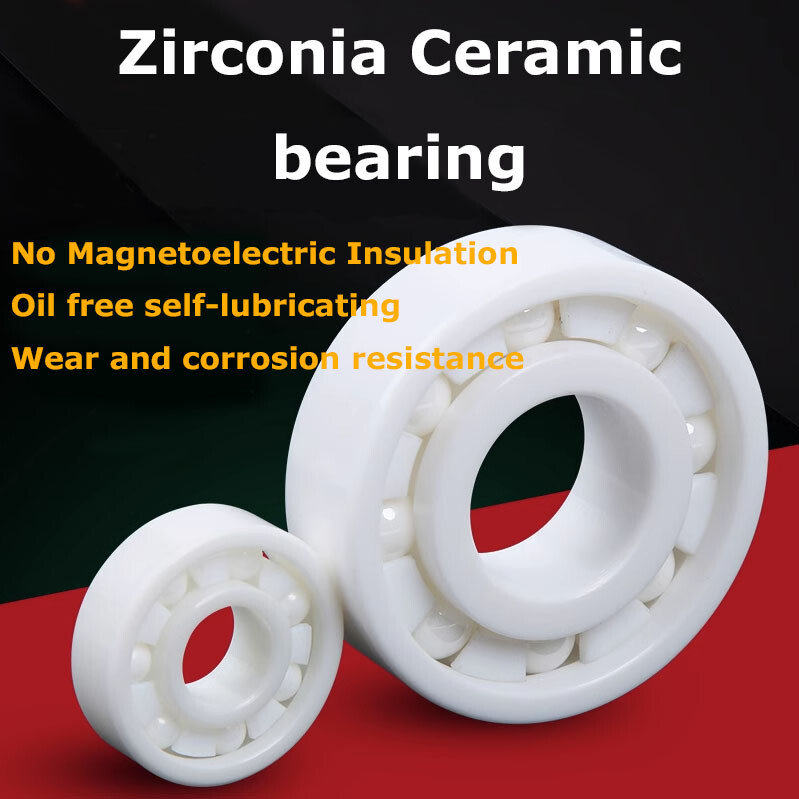 Full Ceramic ZrO2 Zirconium Dioxide Ball Bearings 608CE 6200CE~6210CE 2RS