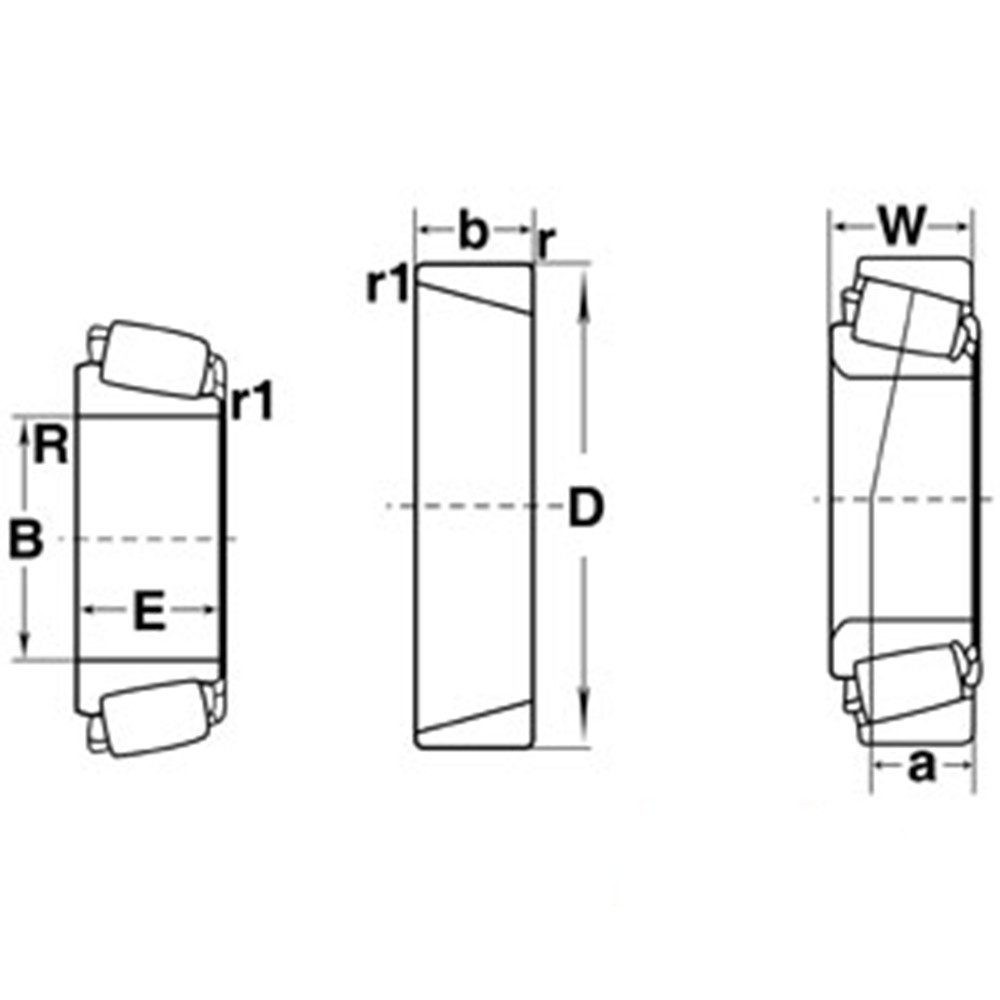 Tapered Cup Fits Universal Products Models 22720 22720-I 22720TIM NCB33125A