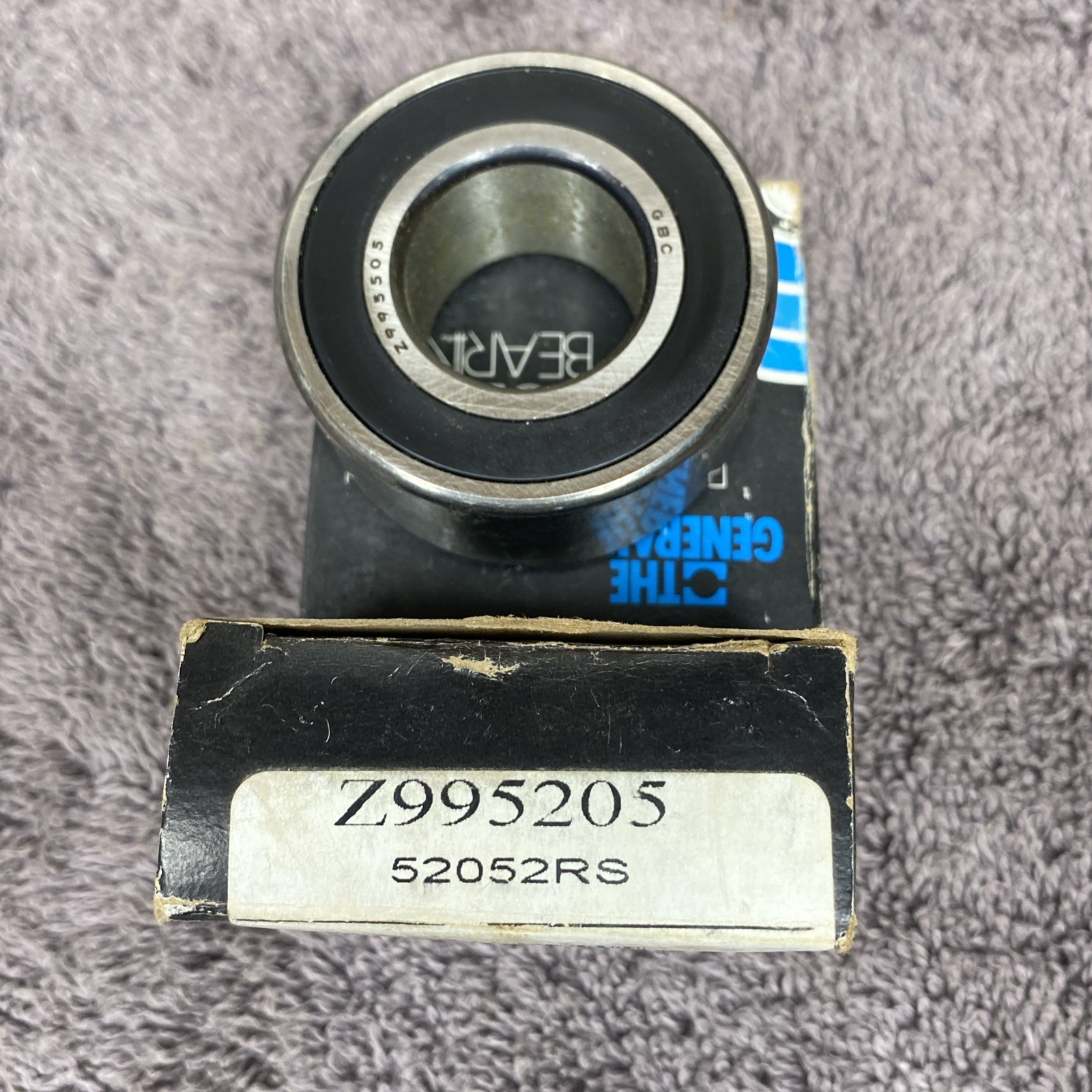(2) General Bearing Z995205 5205-2RS 25mm x 52mm x 13/16″ Ang Contact Bearing