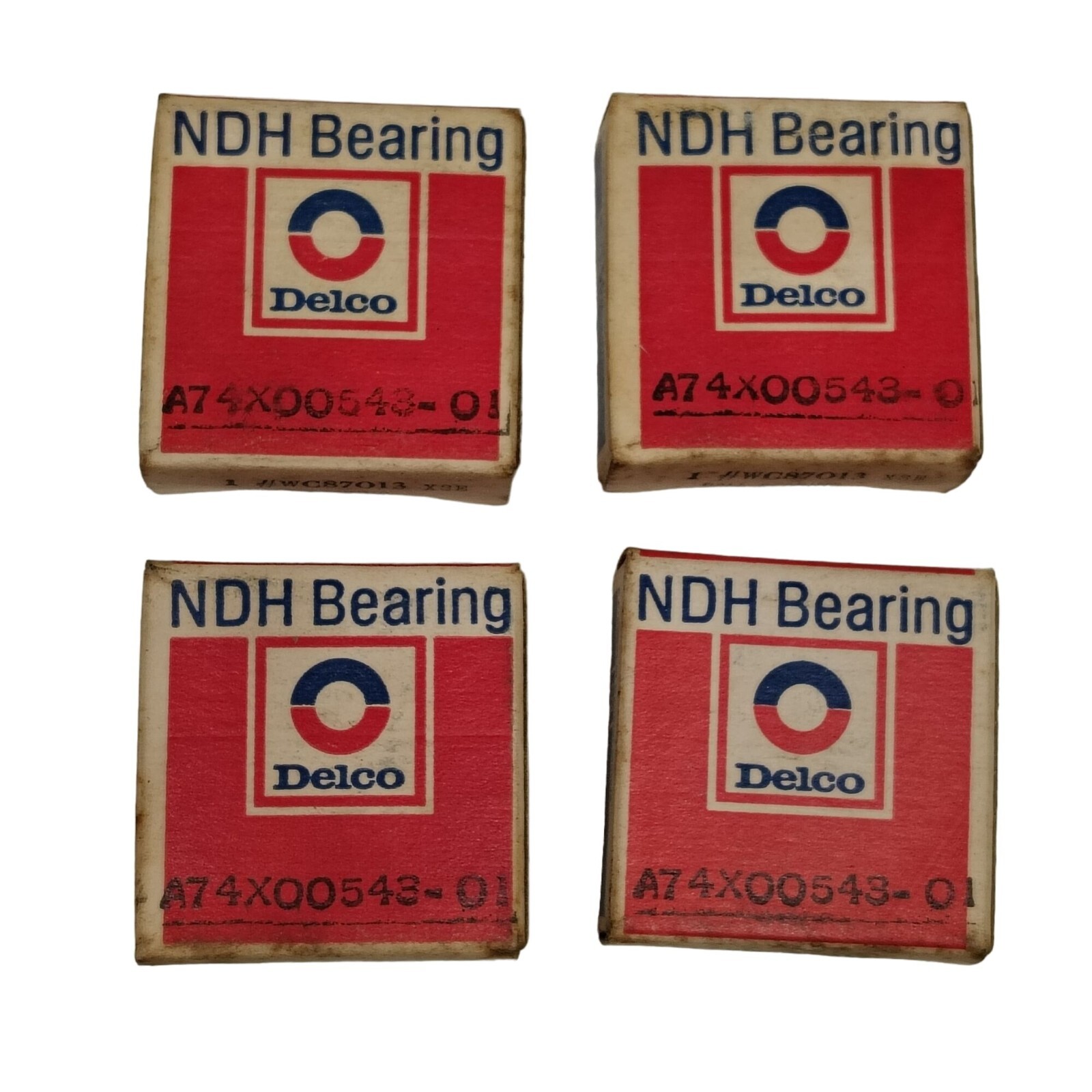 (4) NEW DELCO NDH NEW DEPARTURE HYATT GM BALL BEARINGS WC87013 MADE IN THE USA.
