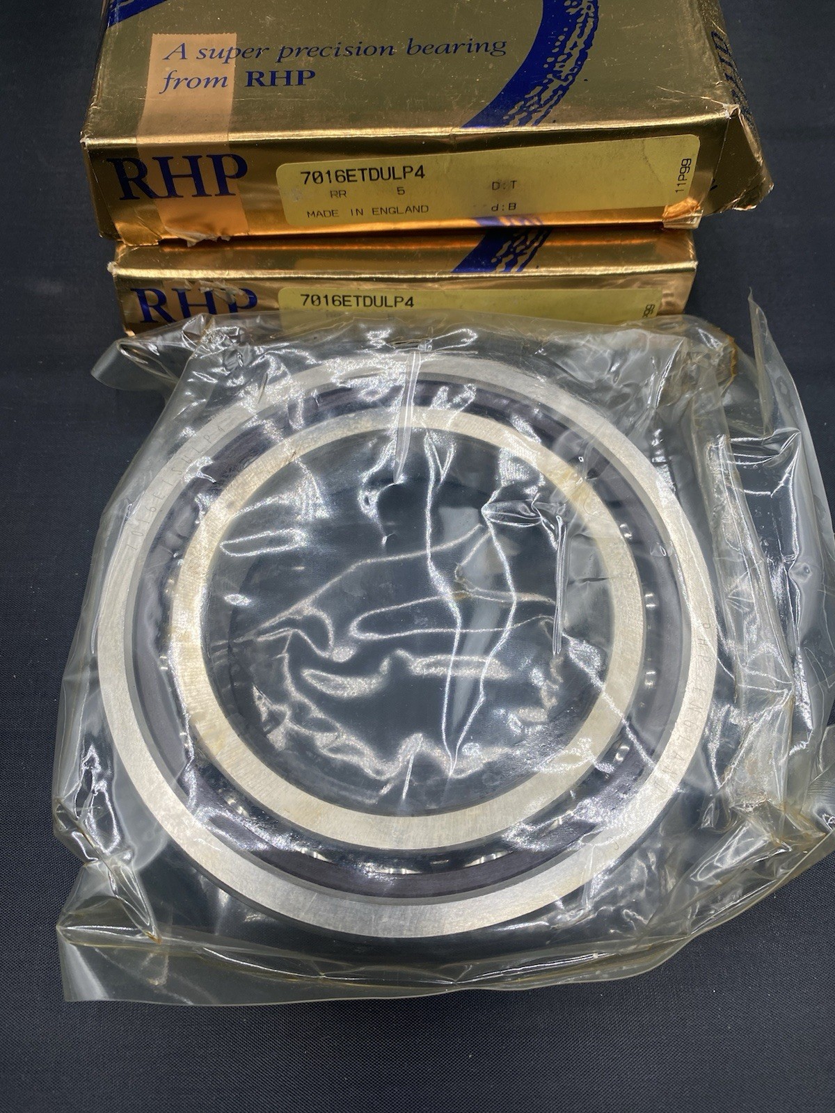 NOS RHP 7016ETDULP4 Bearing 80x125x22 mm 7016 1 Pair B1