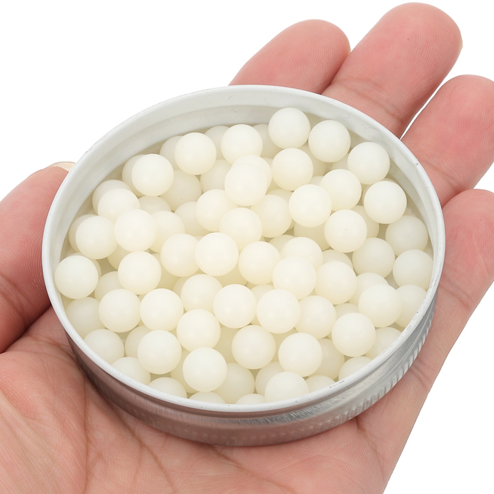 100Pcs Nylon Bearing Balls 5/16″ 7.938mm Polishing Ball G2 Precision White