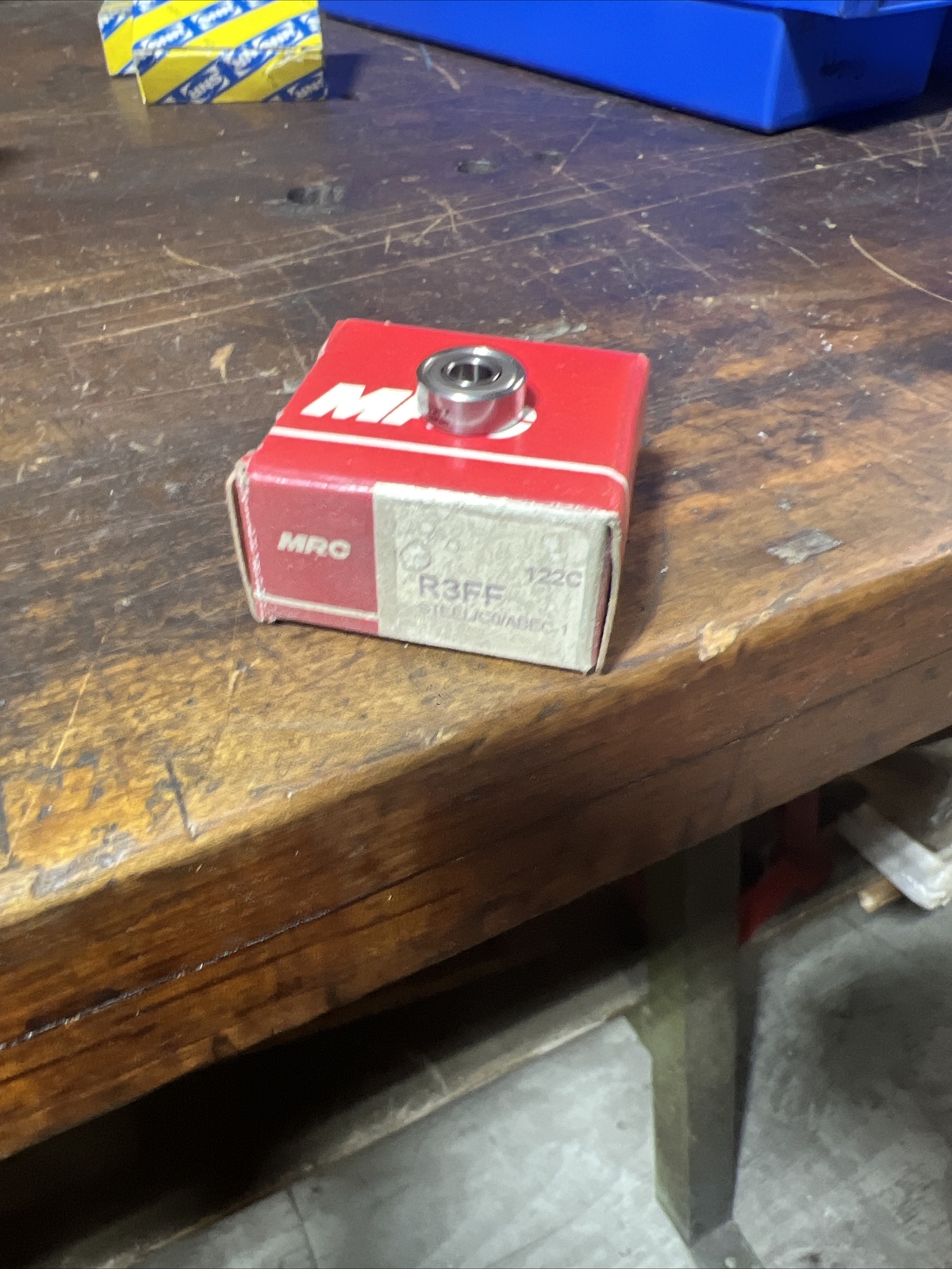 MRC R3FF Radial/Deep Groove Ball Bearing, .1875″ ID, .5″ OD, .1960″ W, Shielded