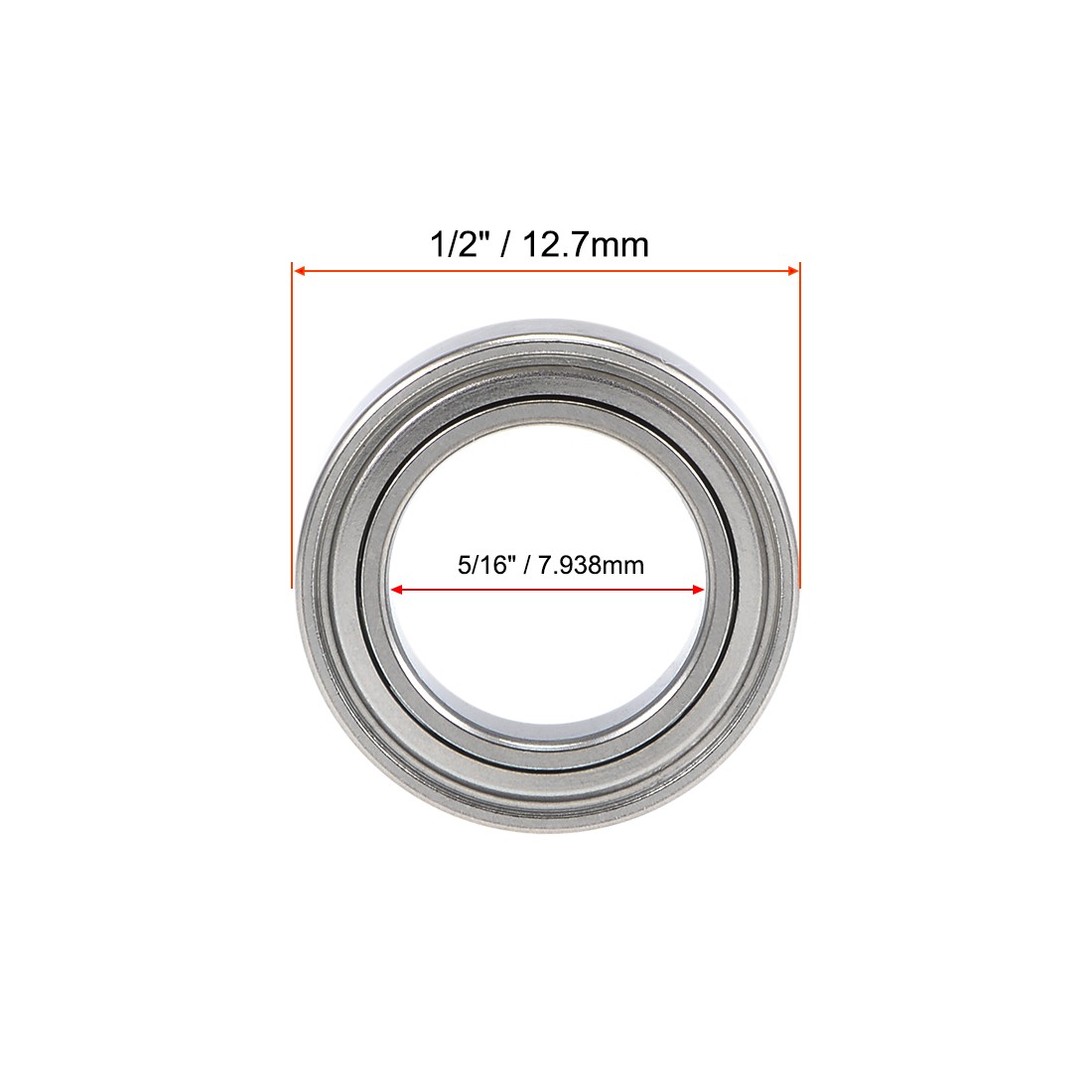 R1810ZZ Ball Bearing 5/16″x1/2″x5/32″ Shielded Z2 Lever Bearings 5pcs