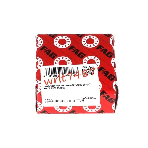 1X FAG 3304-BD-XL-2HRS-TVH double row angular contact ball bearing