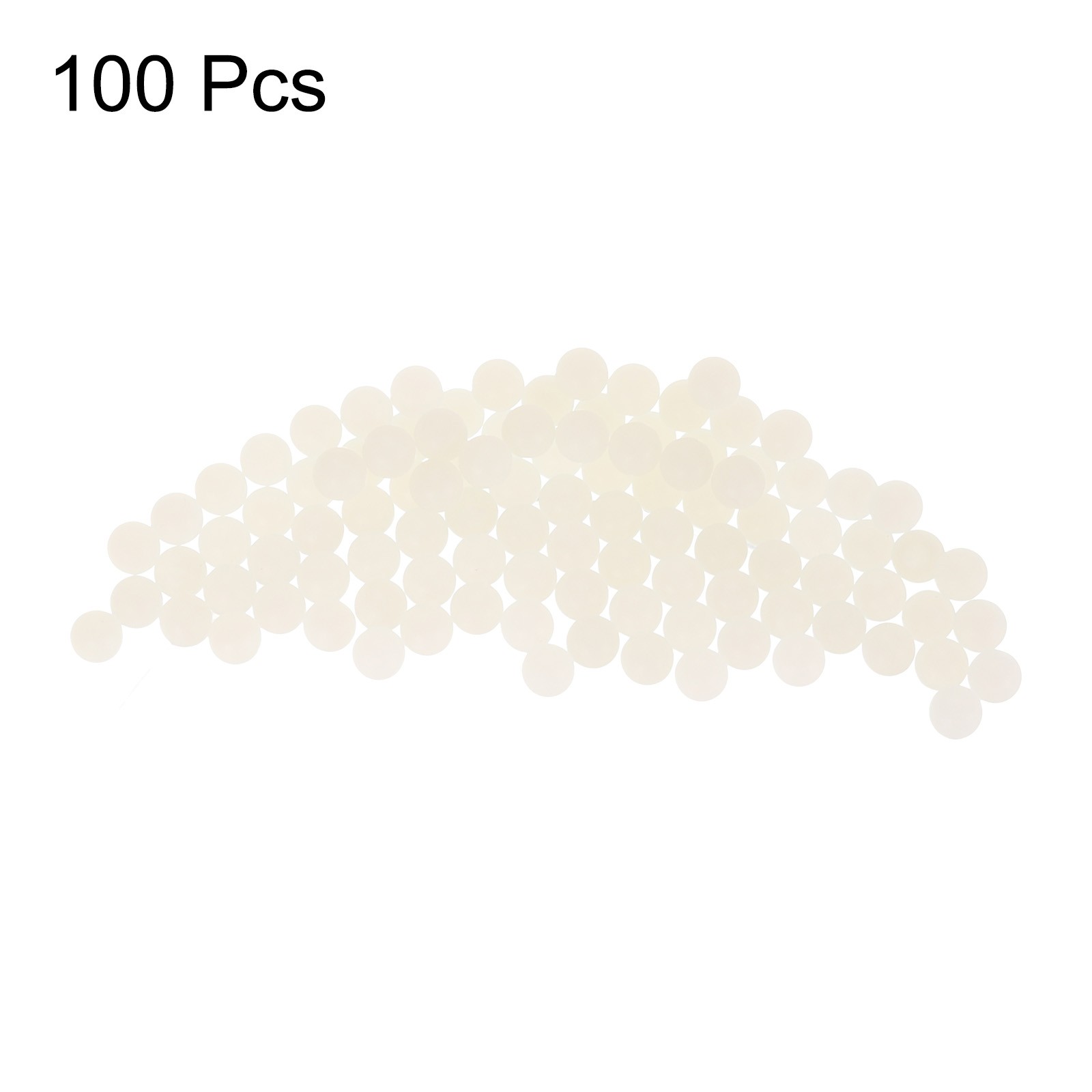 100pcs Nylon Bearing Balls 4mm Solid Plastic Ball