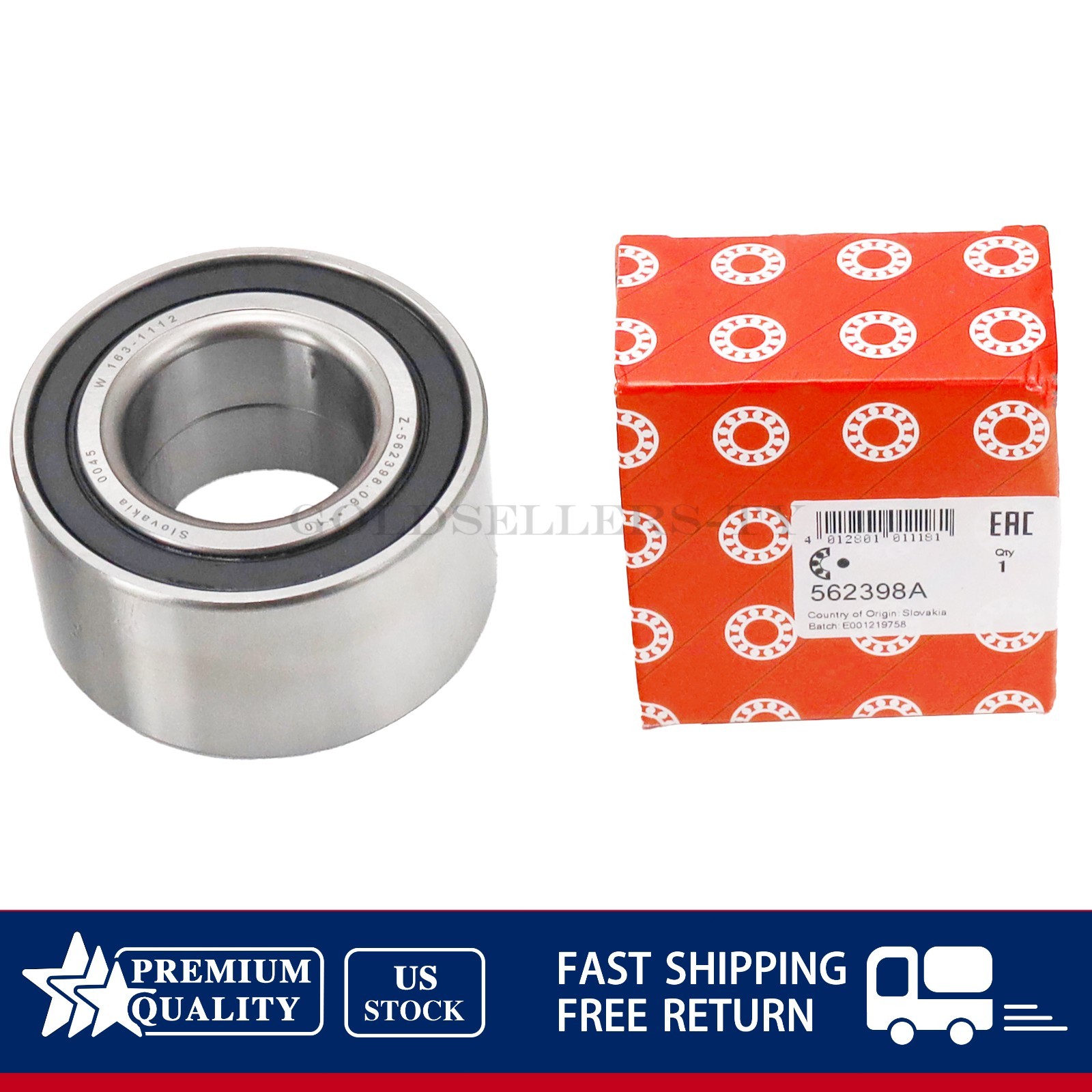 For FAG 562398A Wheel Bearing Fits For Renault Logan F-113175 DAC3772 37x72x37mm