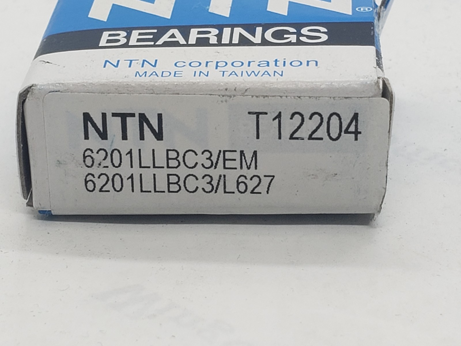 NTN 6201LLBC3/EM DEEP GROOVE BALL BEARING, LOT OF 2, NIB