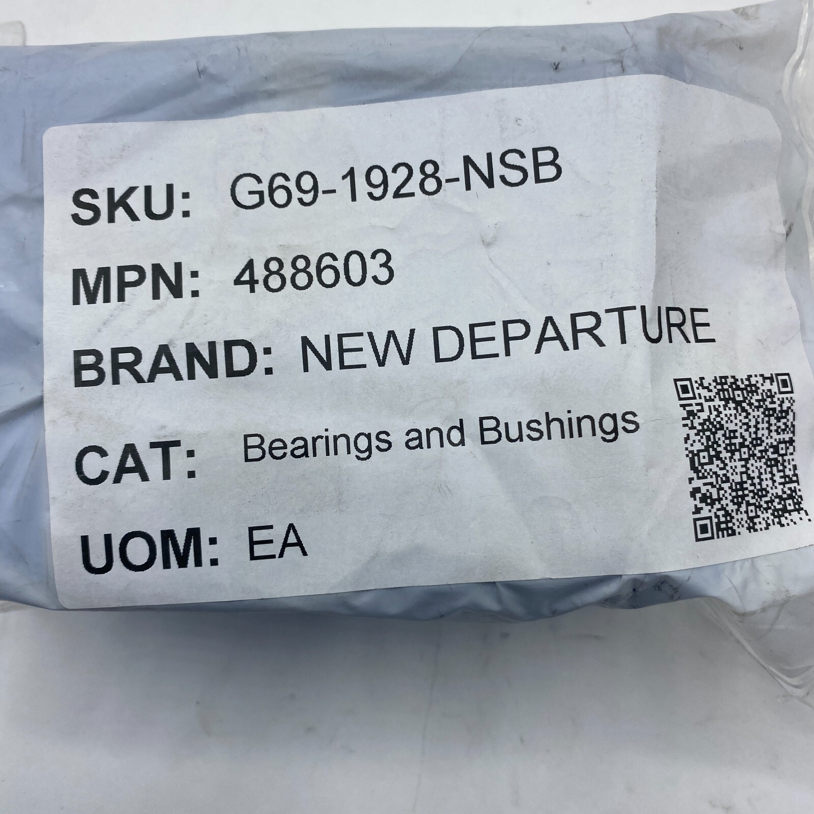 New Departure Single Row Ball Bearing (88603) 488603