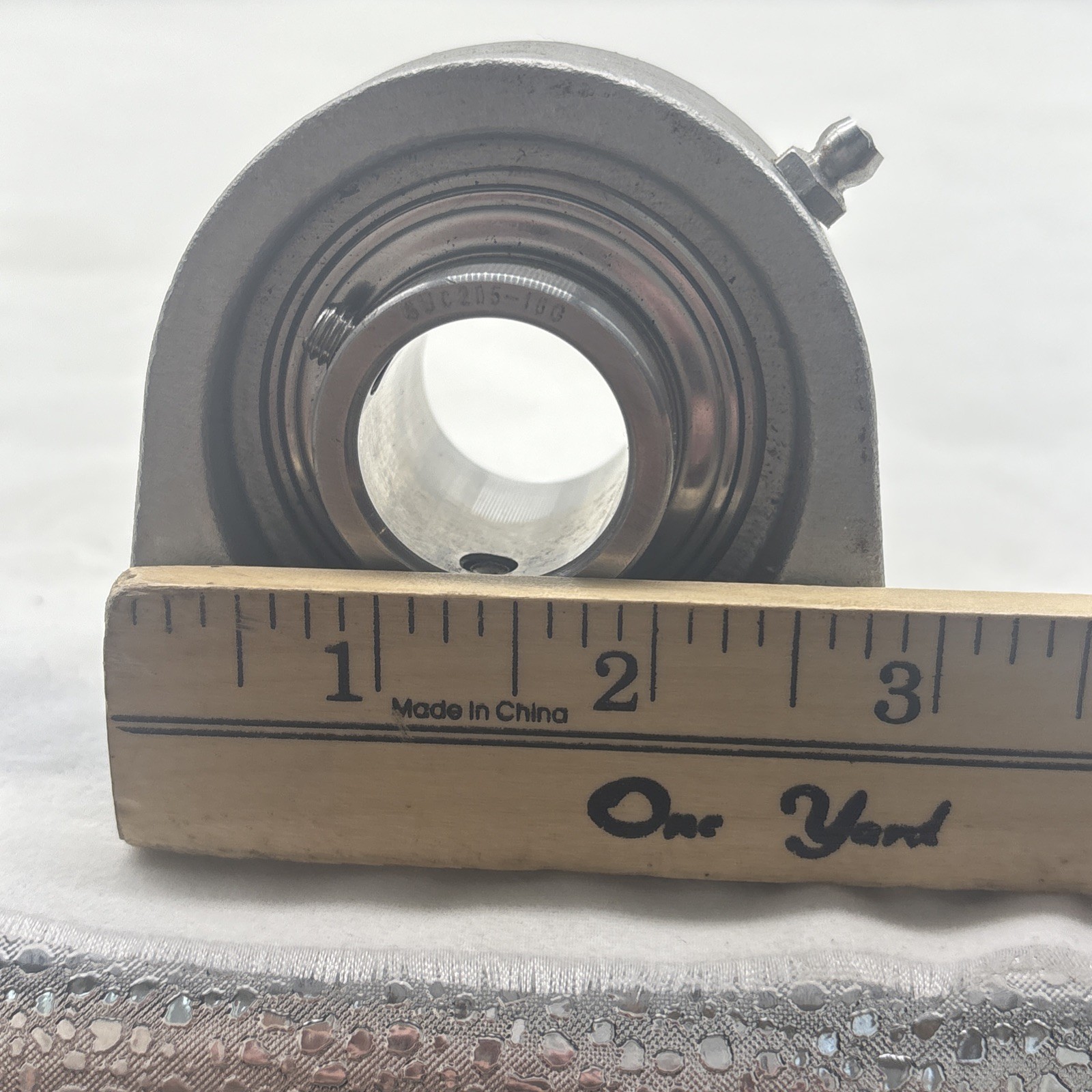 IPTCI SUC205-16G Tapped Base Bearing 1” Bore Housing SPA205 Stainless Steel