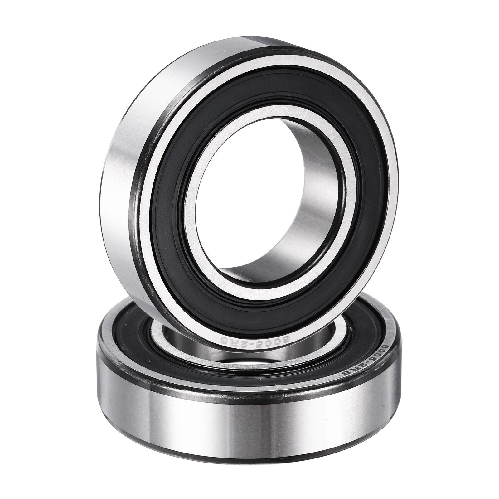 2 Pack 25 x 47 x 12mm 6005 2RS Deep Groove Ball Bearings ABEC5