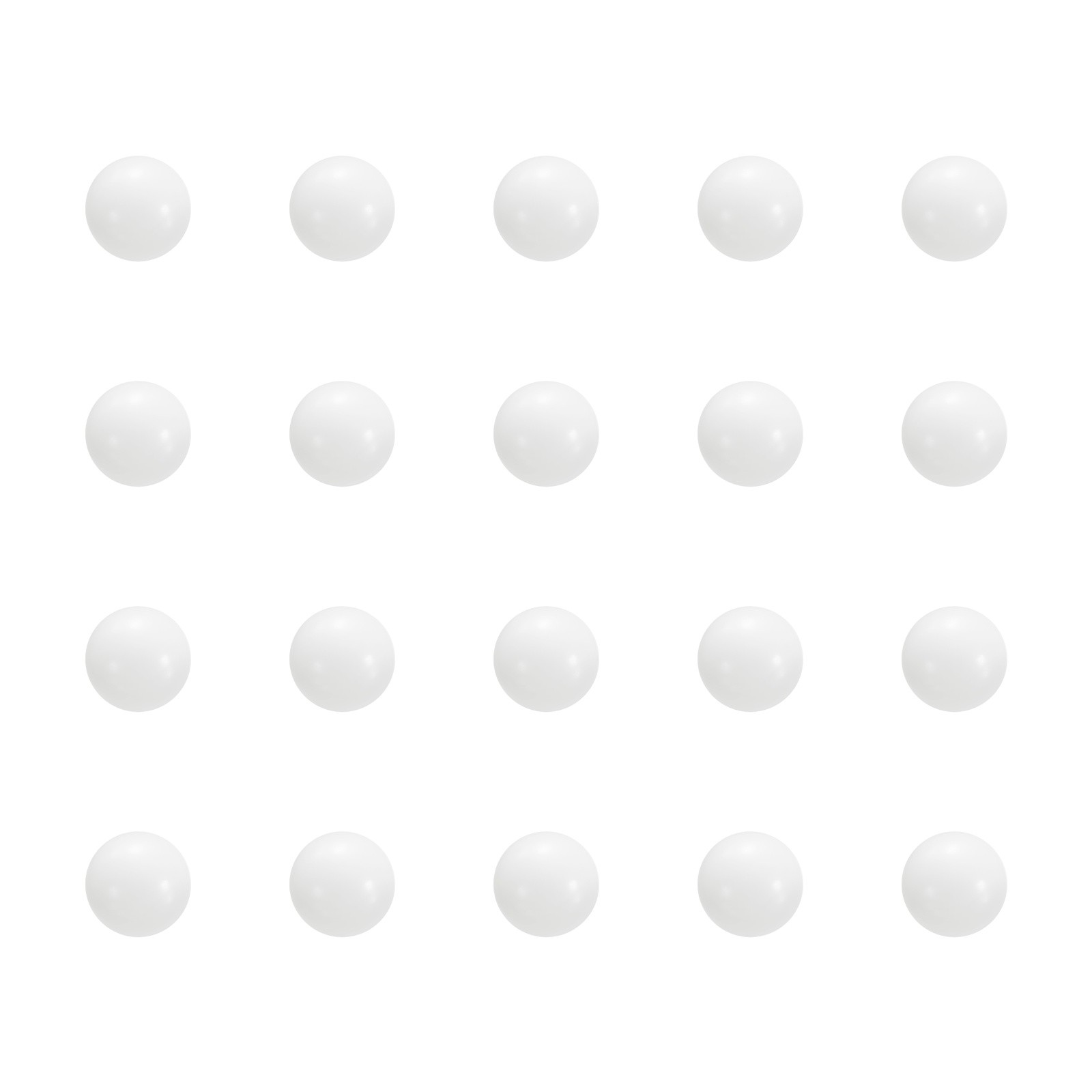 100pcs POM 9/32 7.144mm Bearing Balls for Solid Plastic Bearings