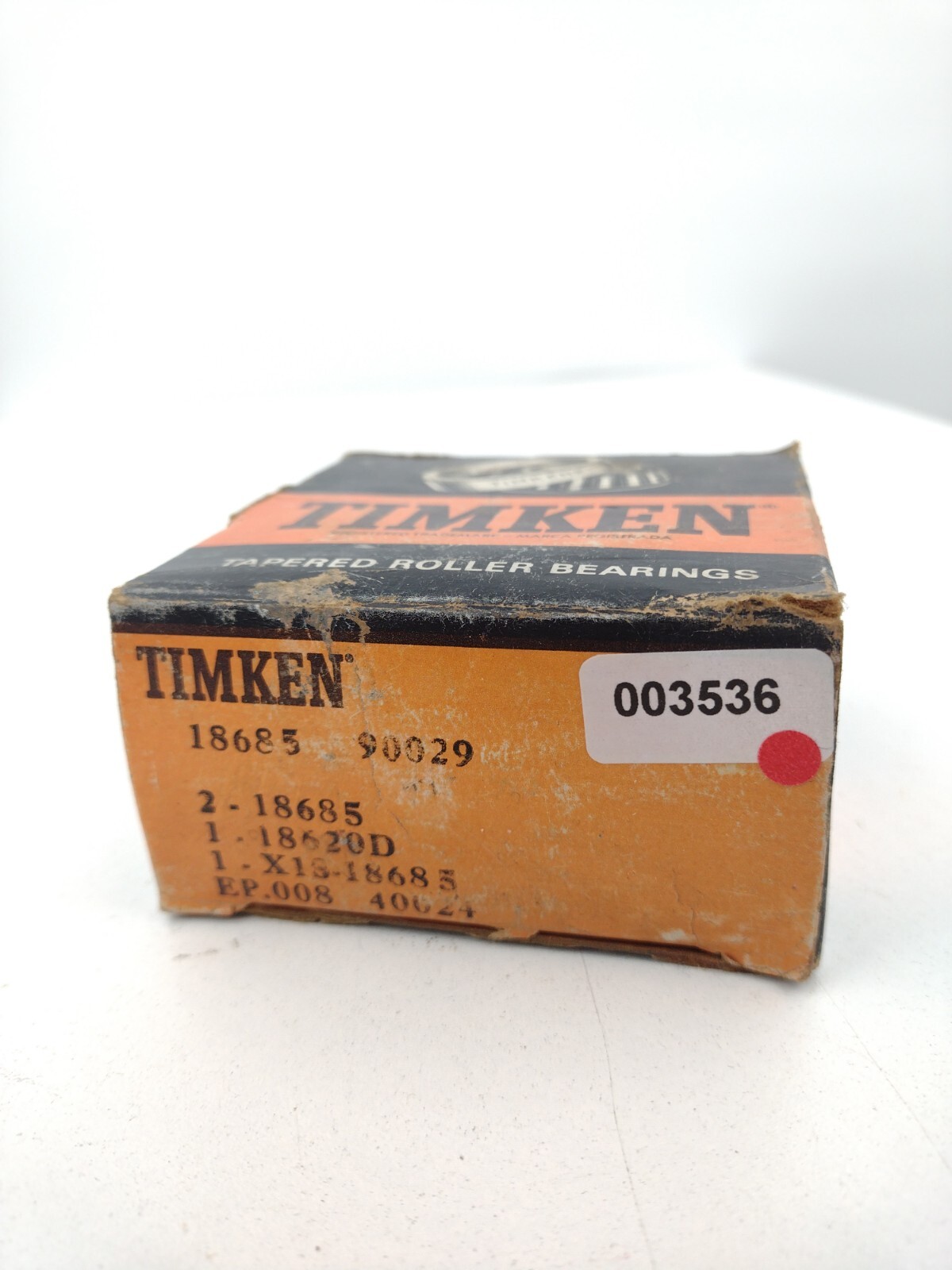 Timken 18685-90029 Tapered Roller Bearing 1.7500-inch Bore