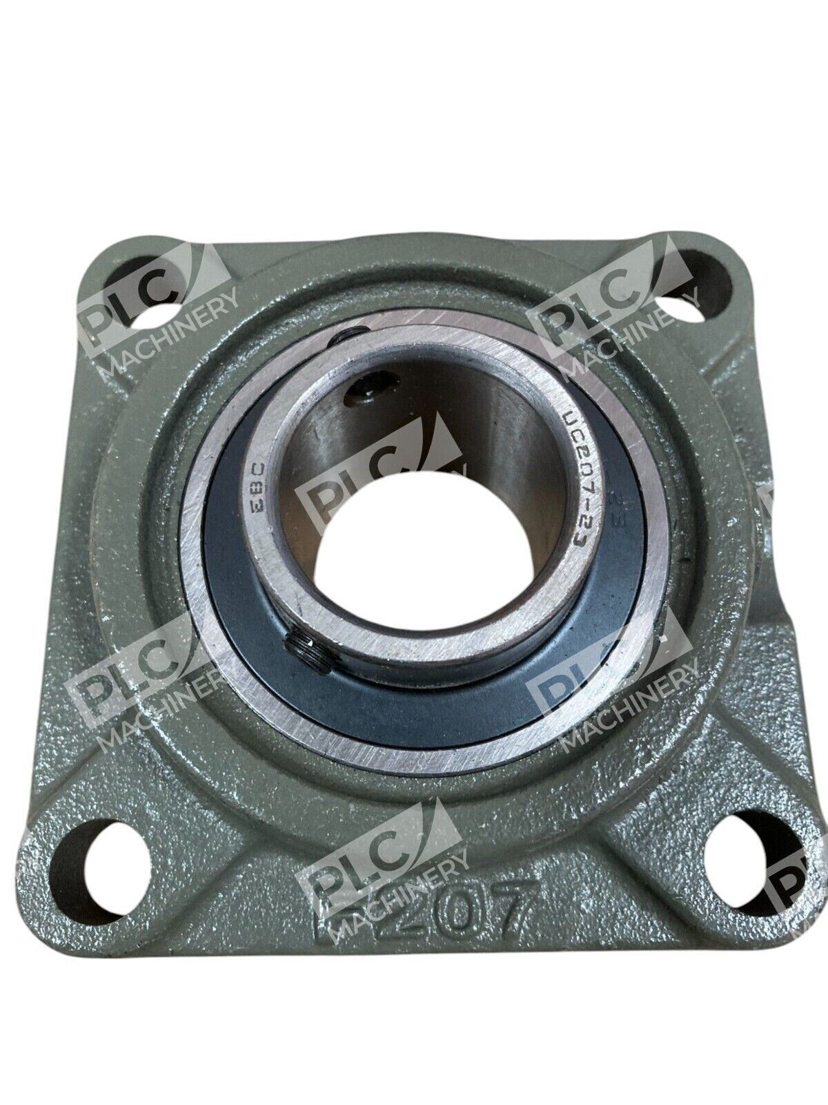 EBC UC207-23 4 Bolt Flange Mount Ball Bearing F207