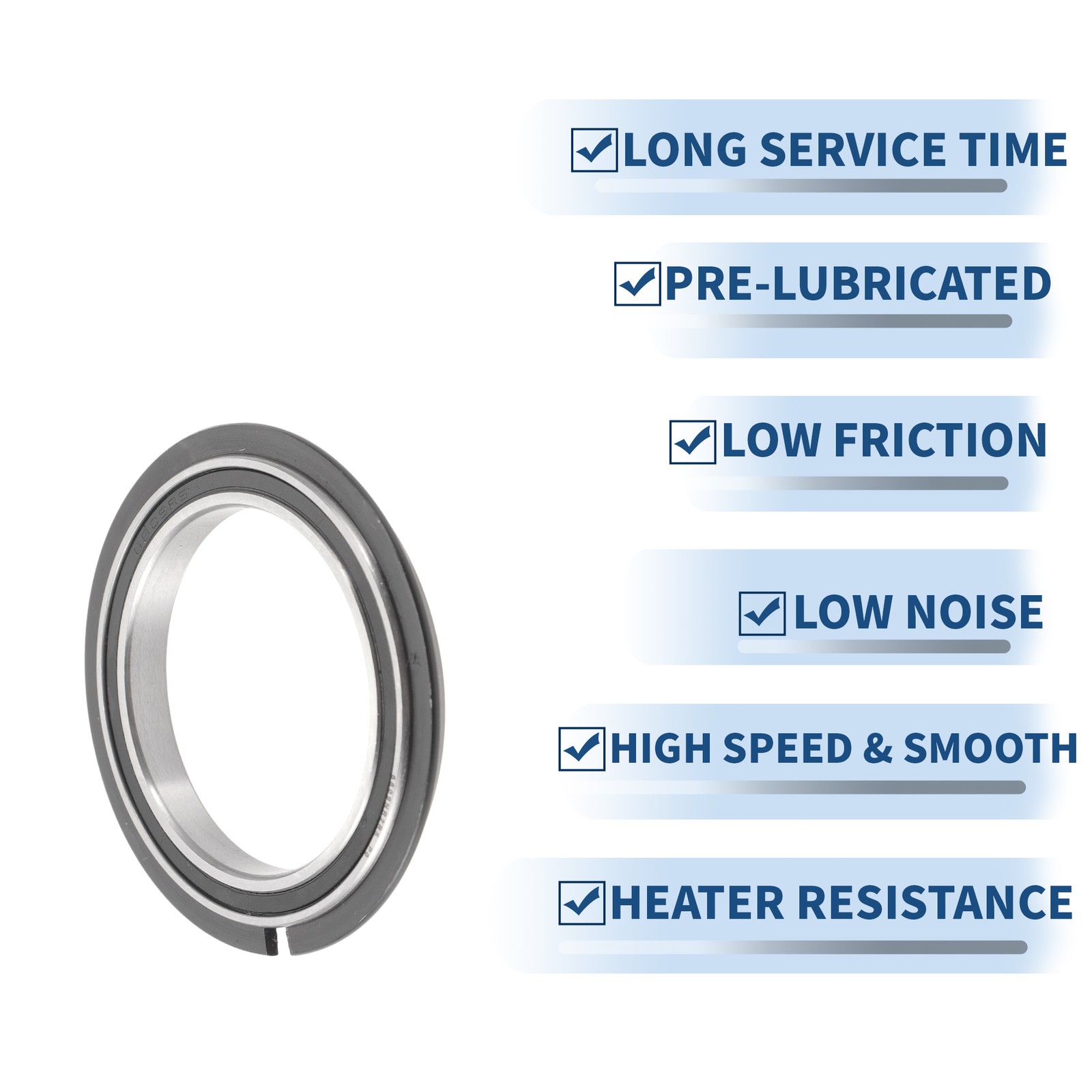 6809NR2RS Deep Groove Ball Bearings 45x58x7mm 1 Pc Scooter Skateboard Wheel