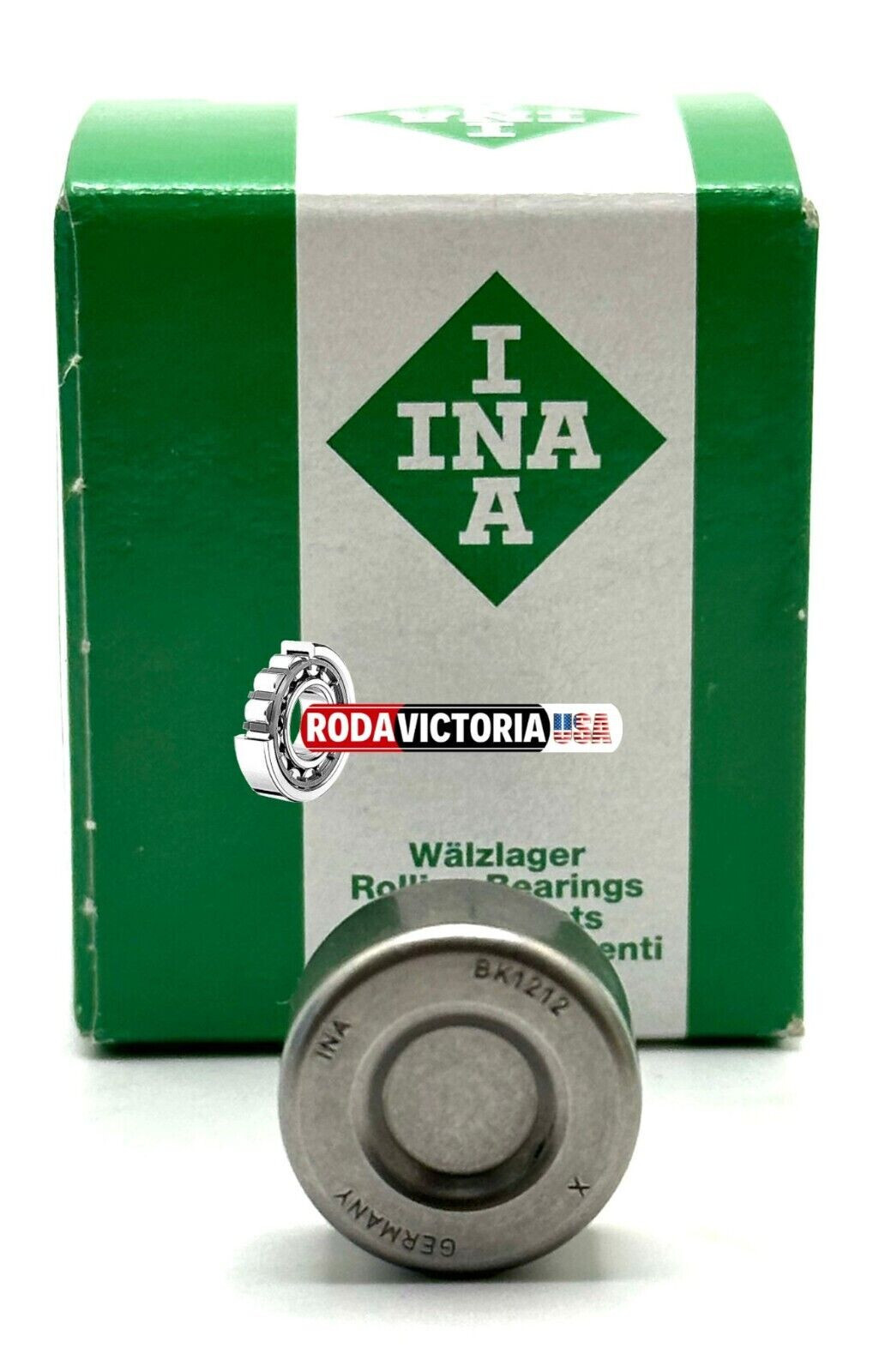 INA GERMANY BK1212 DRAWN CUP NEEDLE ROLLER BEARING 12x18x12mm GENUINE INA
