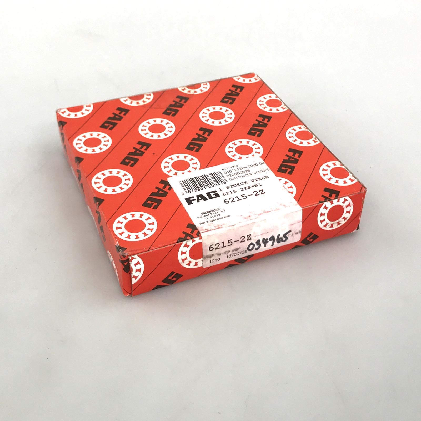 FAG ball bearing deep groove ball bearing 6215-2Z original packaging