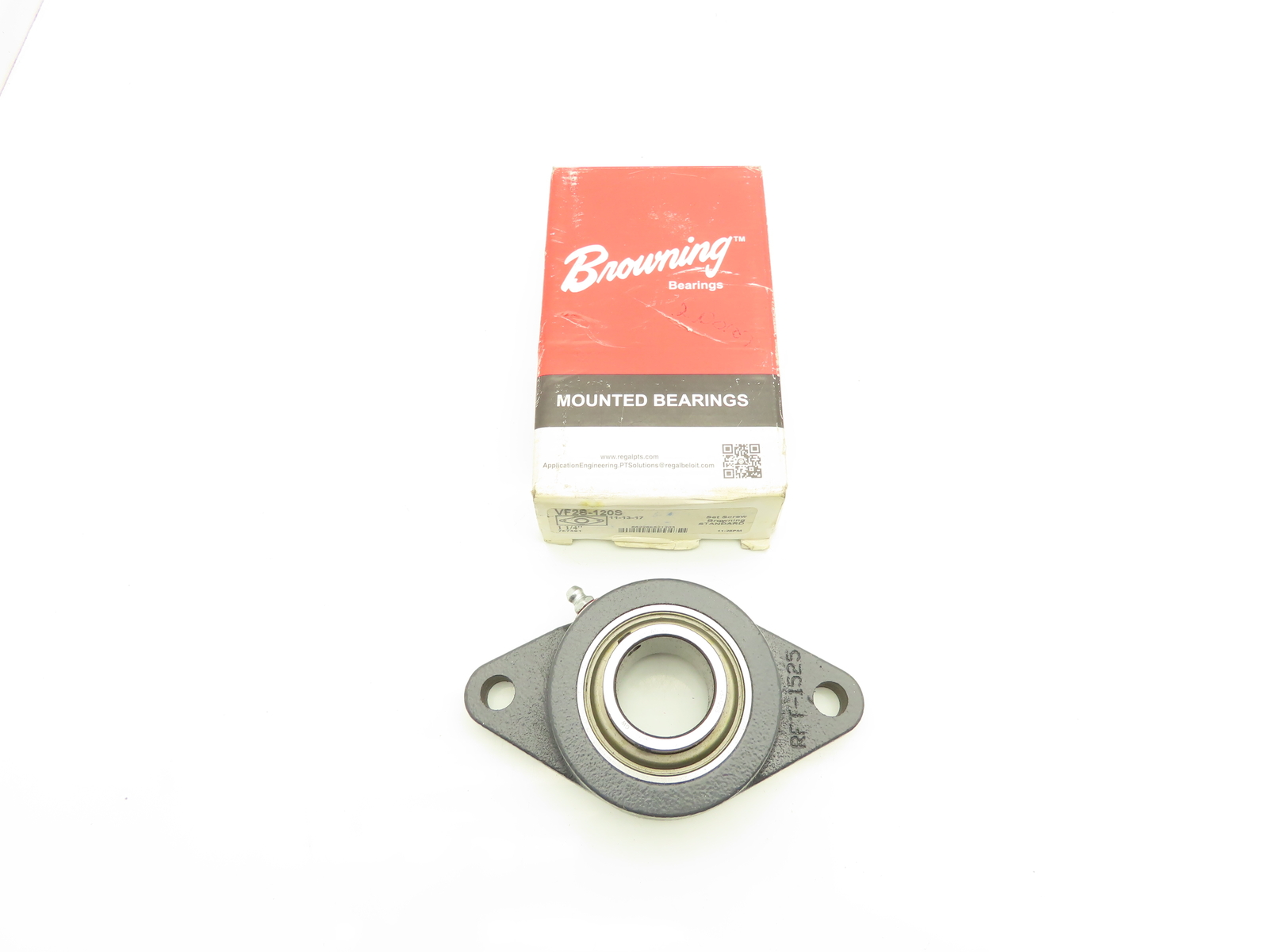 Browning VF2S-120S Flange Mount Ball Bearing Unit 1-1/4″ Bore