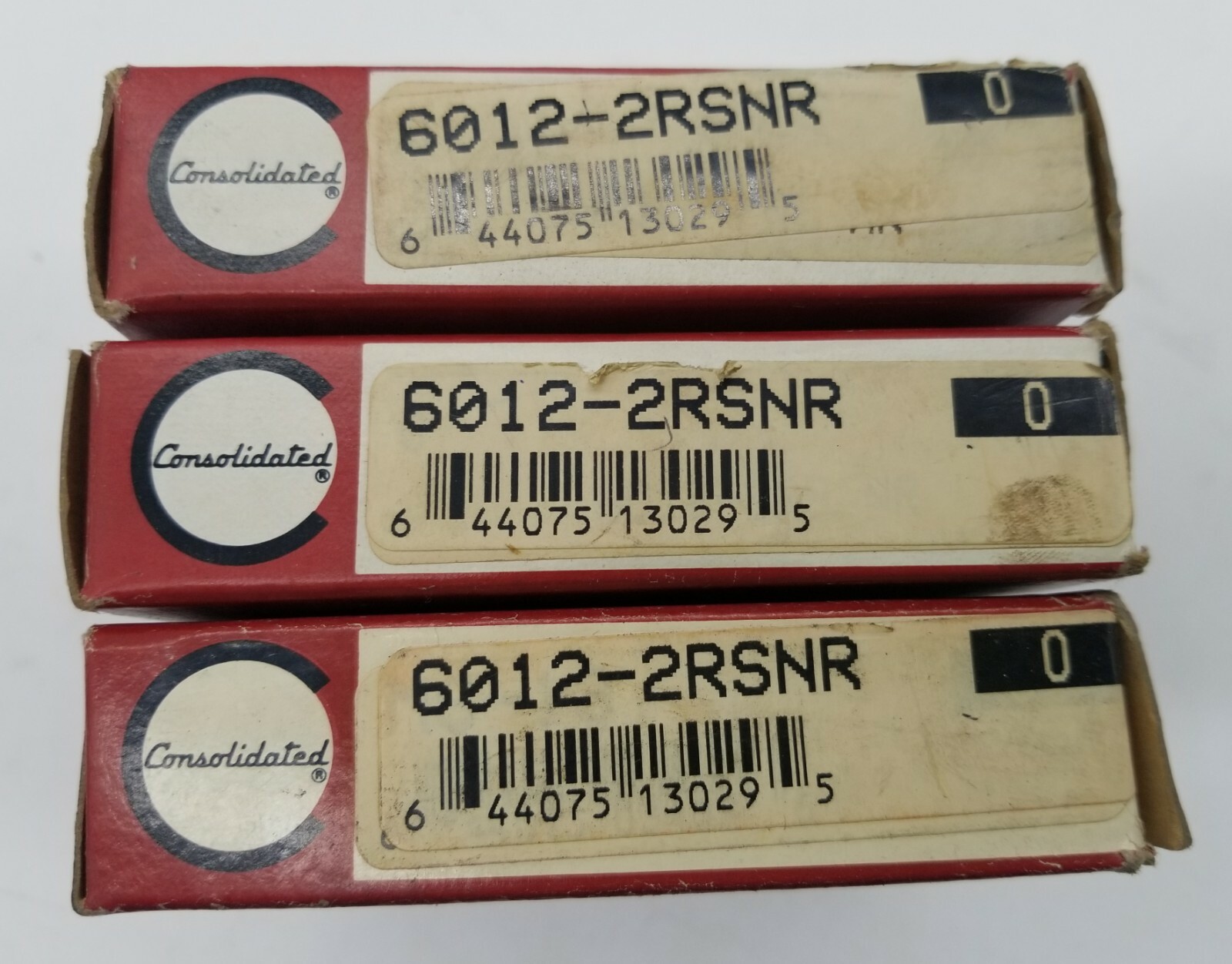 One(1) Consolidated 6012-2RSNR Ball Bearing with Snap Ring