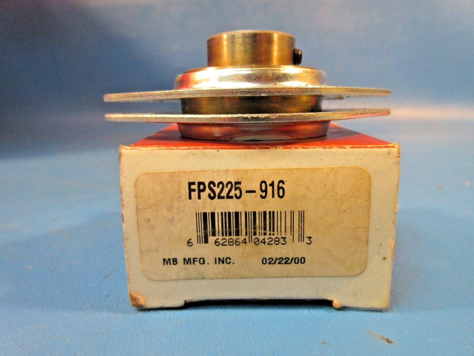 MB Manufacturing FPS225-916, 2-Bolt Stamped Steel Flange Unit 9/16″, Made in USA