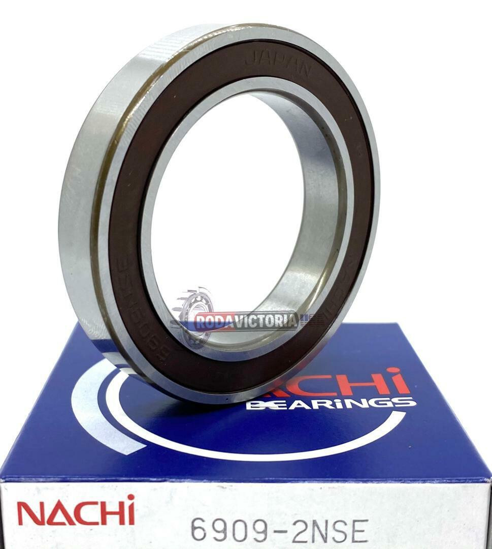 NACHI JAPAN 6909-2RS two side rubber seal bearing 6909-rs ball bearings 6909-2NS