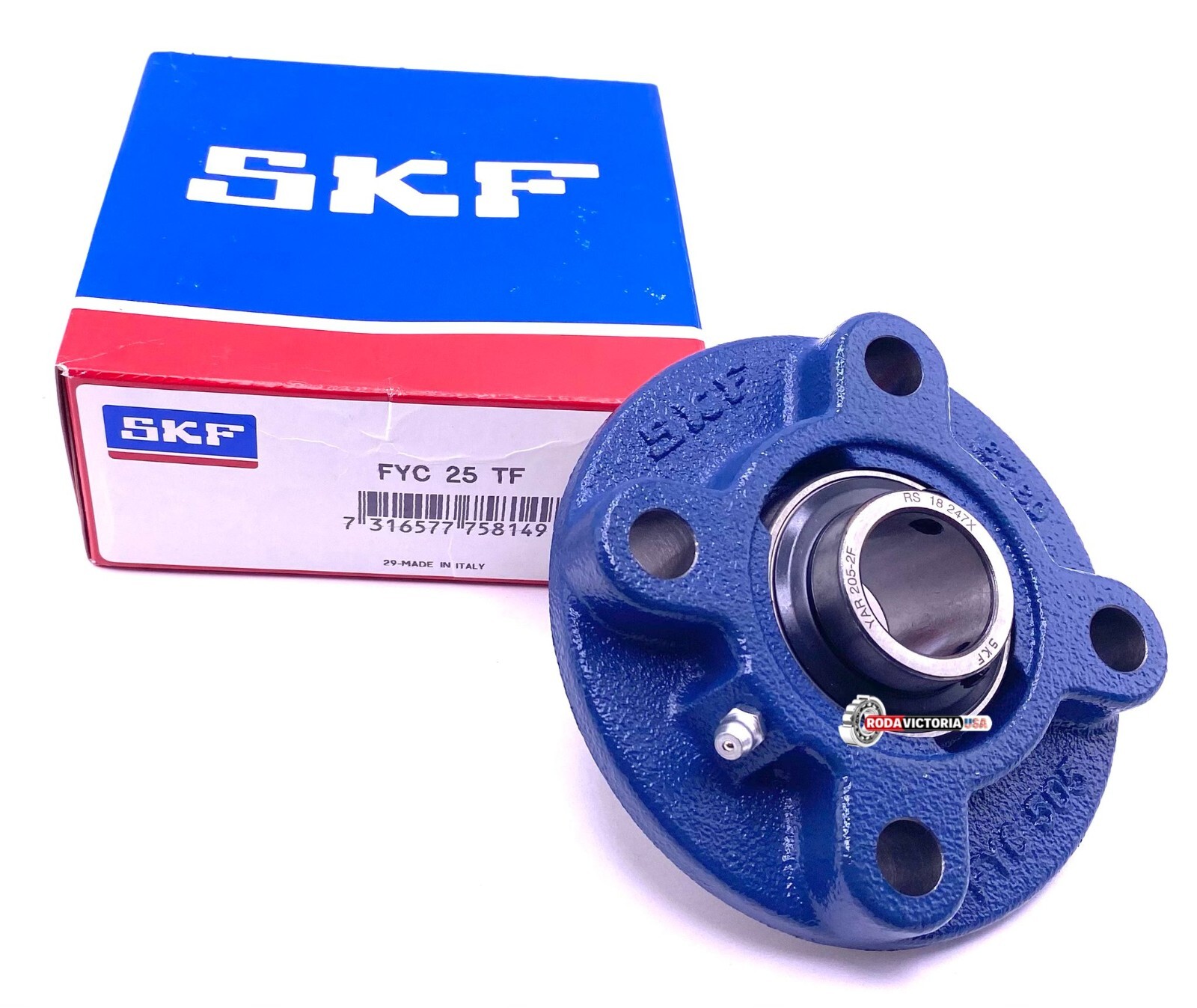 SKF ITALY FYC25 TF Housing and Bearing FC25 25x110x34.10 mm