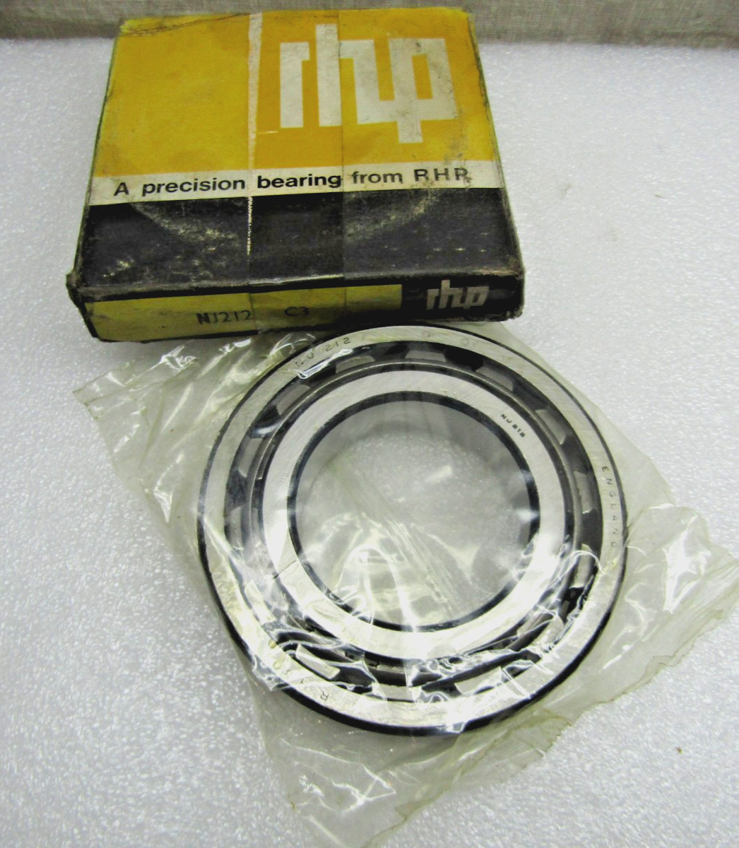 RHP NJ212 C3 60mm X 110mm X 22mm Cylindrical Roller Bearing