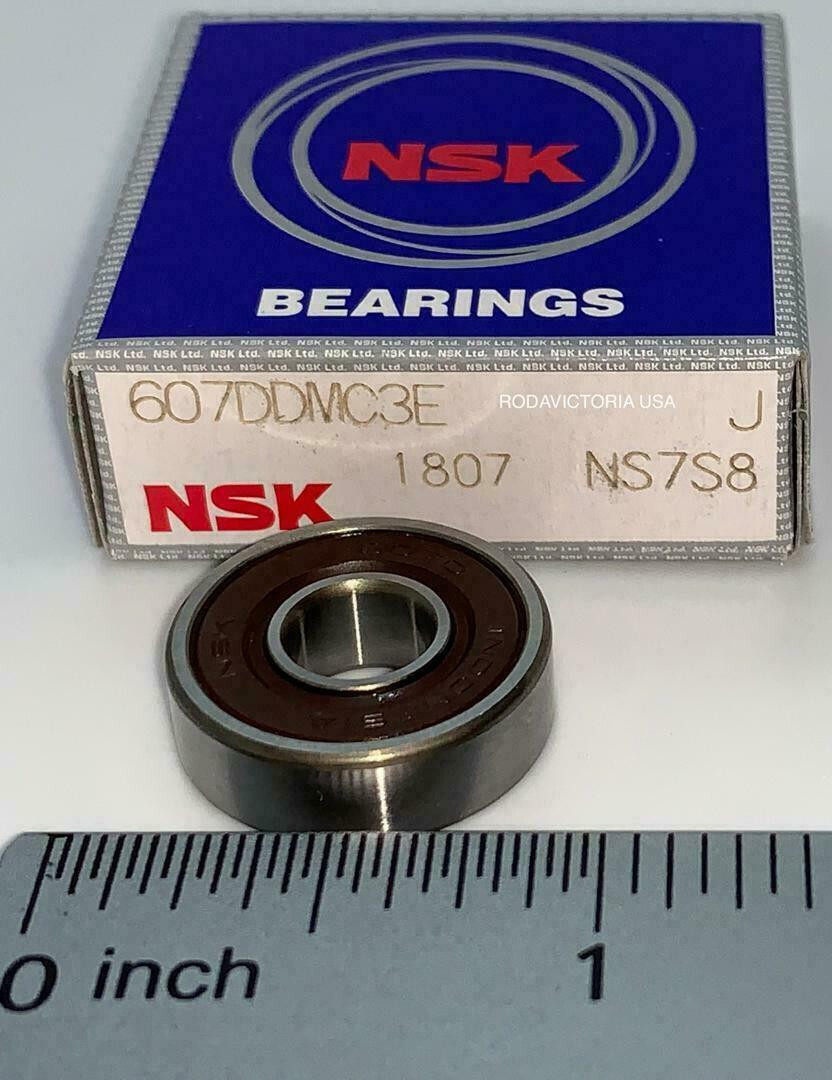 NSK 607DDMC3E 607RS 607-2RS Deep Groove Ball Bearing 7x19x9mm NSK JAPAN