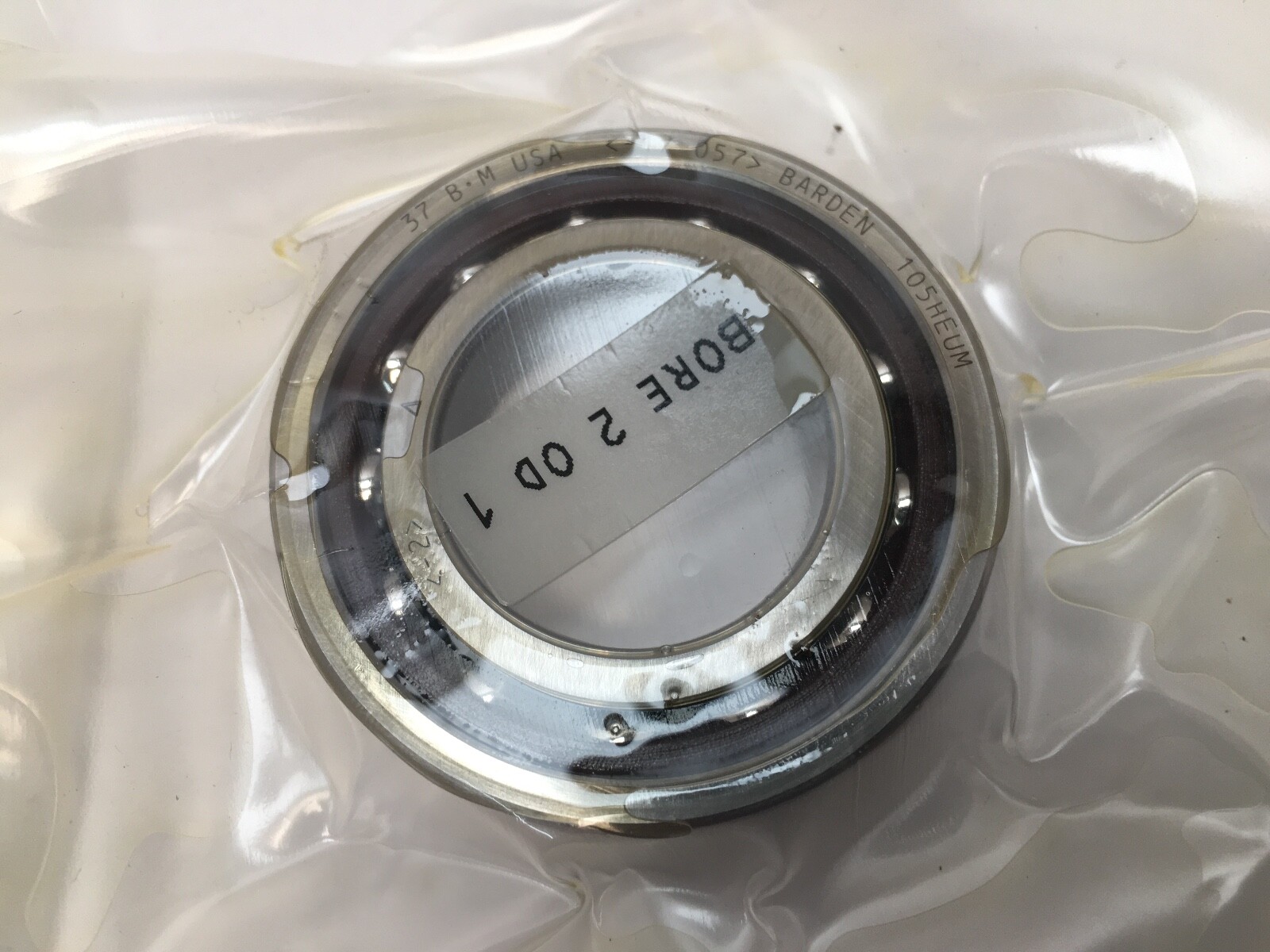 Barden 105HEDUM Angular Contact Bearing 25x47x12 mm 7005 105 HEDUM HEUM USA Set