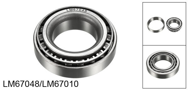 LM67048/LM67010 Tapered Roller Bearing Cone and Cup Set 1.25″ Bore 2.328″ O.D.