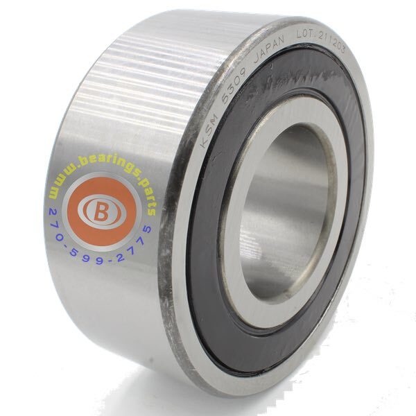 5309-2RS Double Row Angular Contact Sealed Bearing 45 x 100 x 39.7mm – KSM Japan