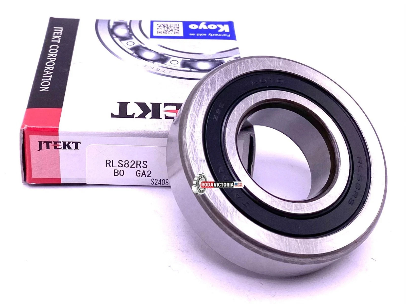 KOYO RLS8 2RS LJ1 Deep Groove Ball Bearing Rubber Sealed 1″x2 1/4″x 5/8″