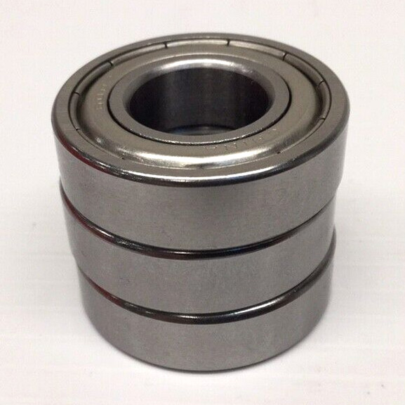 RBI 6002ZZ Ball Bearing 15mm ID 32mm OD 9mm Width Double Shielded (Pack Of 3)