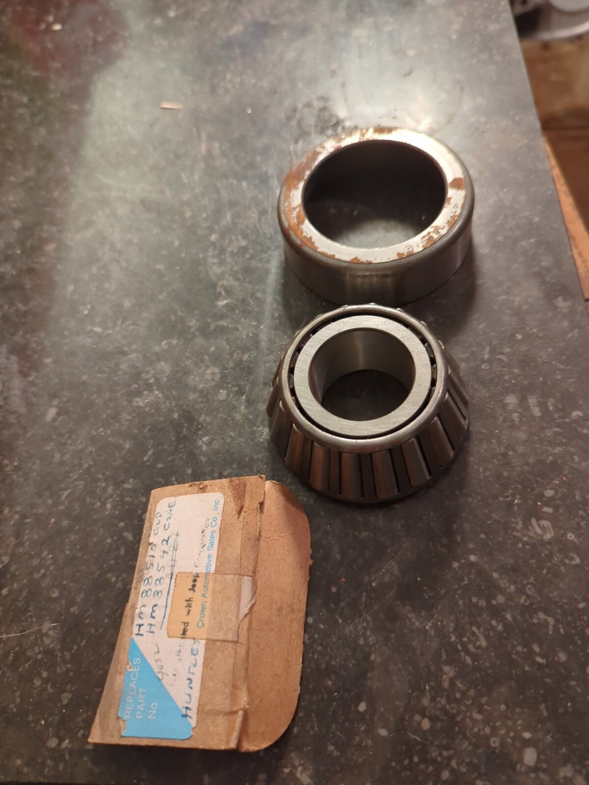 Bower/ BCA HM88542 & HM88510 Bearing CONE & CUP NOS Shelf Wear