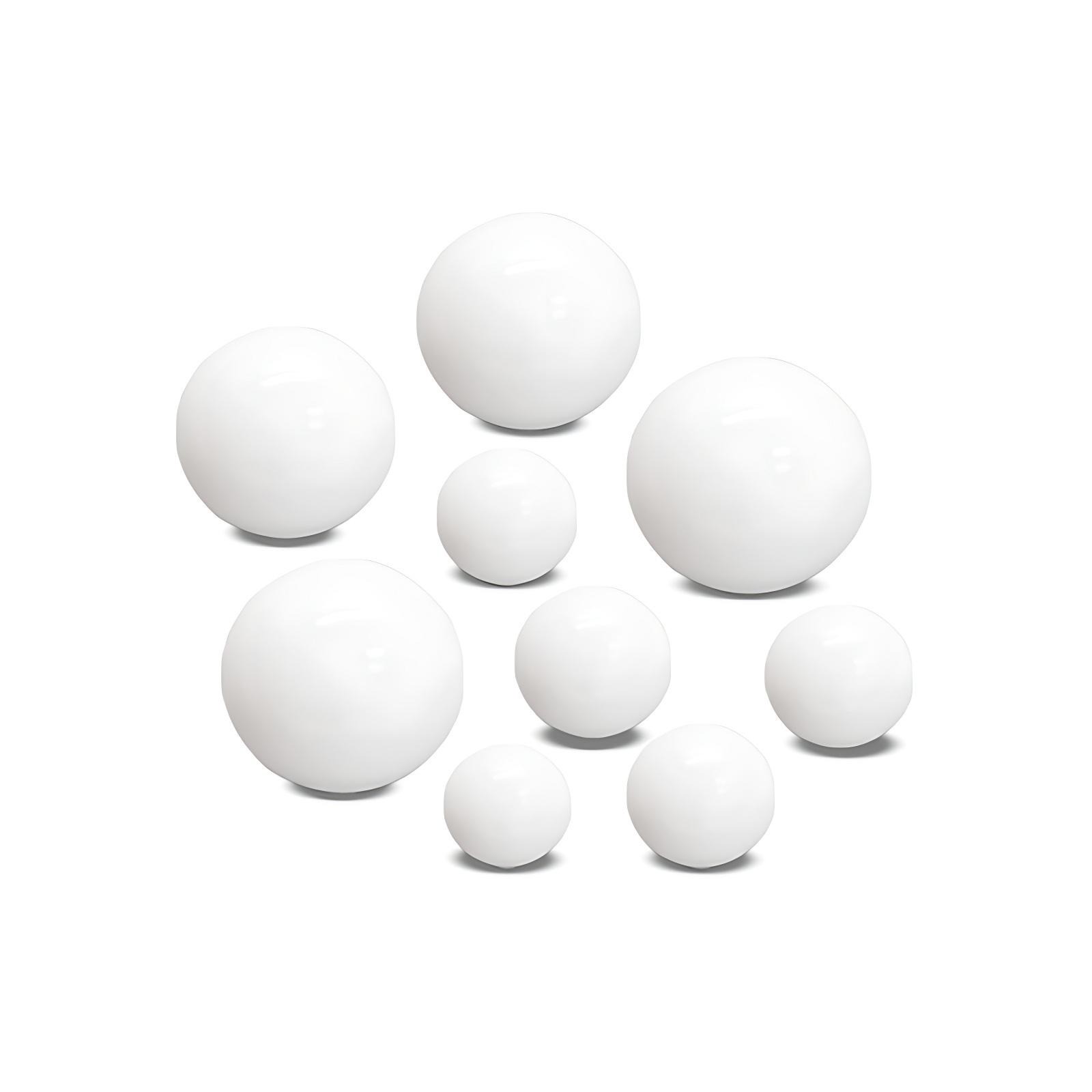 POM Solid Plastic Balls Diameter 2mm-50.8mm White Polyoxymethylene Bearing Ball