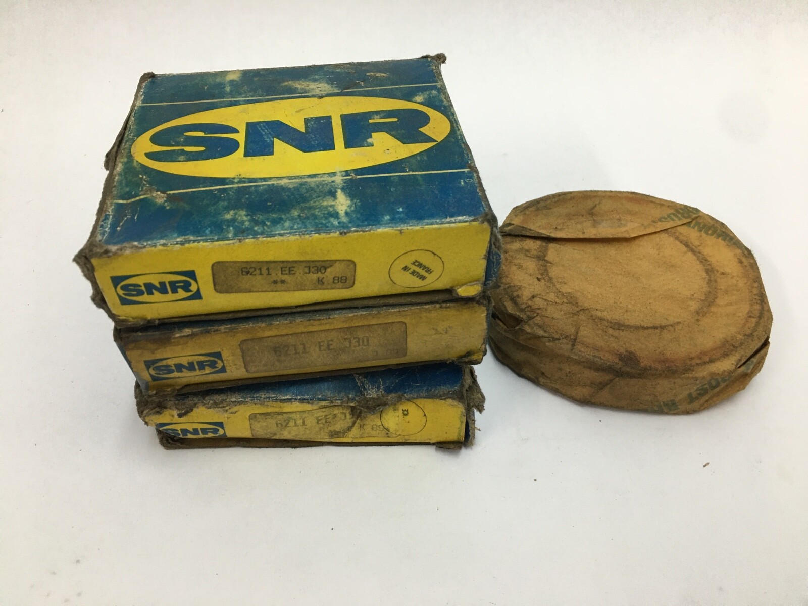 SNR 6211EE Bearing Rubber Seals 55x100x21 mm 6211 EE J30 6211-2RS-C3 France 3pcs