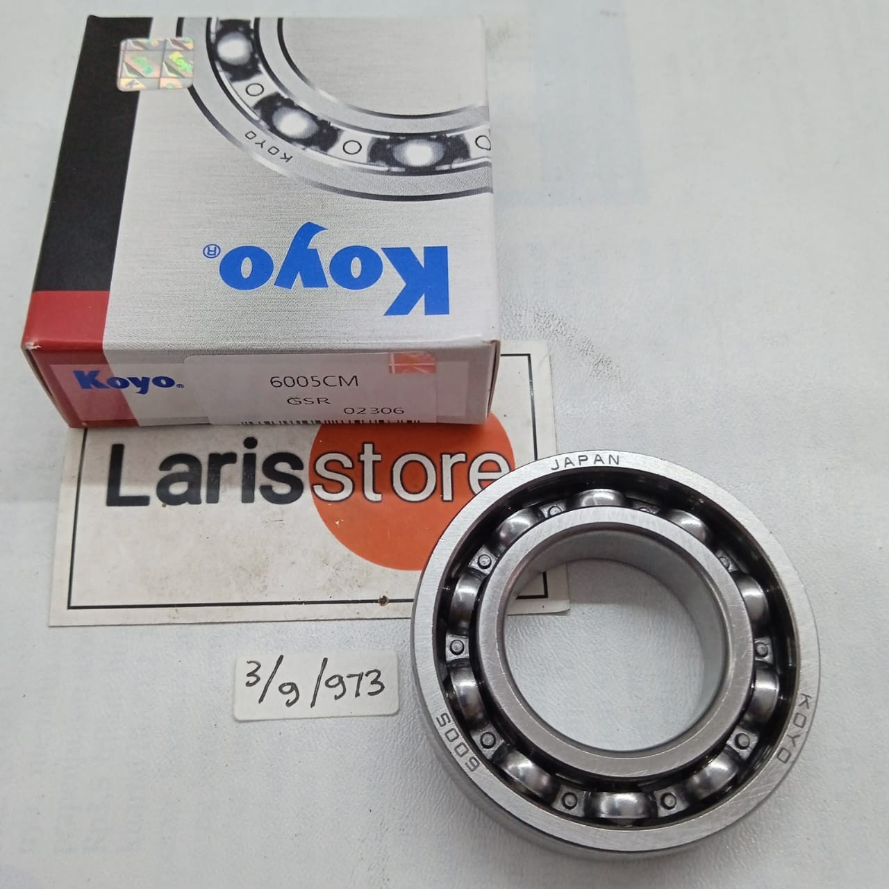 Koyo Japan 6005 CM Deep Grove Ball Bearing Open Type 25x47x12mm 93306-00519