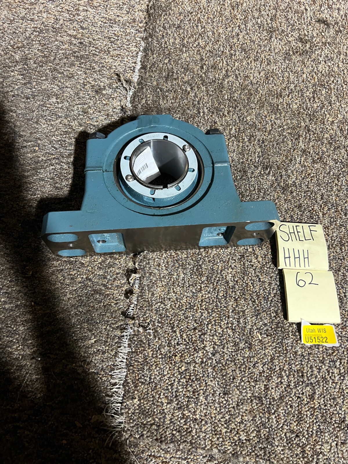 Dodge 070079 Pillow Block Roller Bearing Unit Blue Green