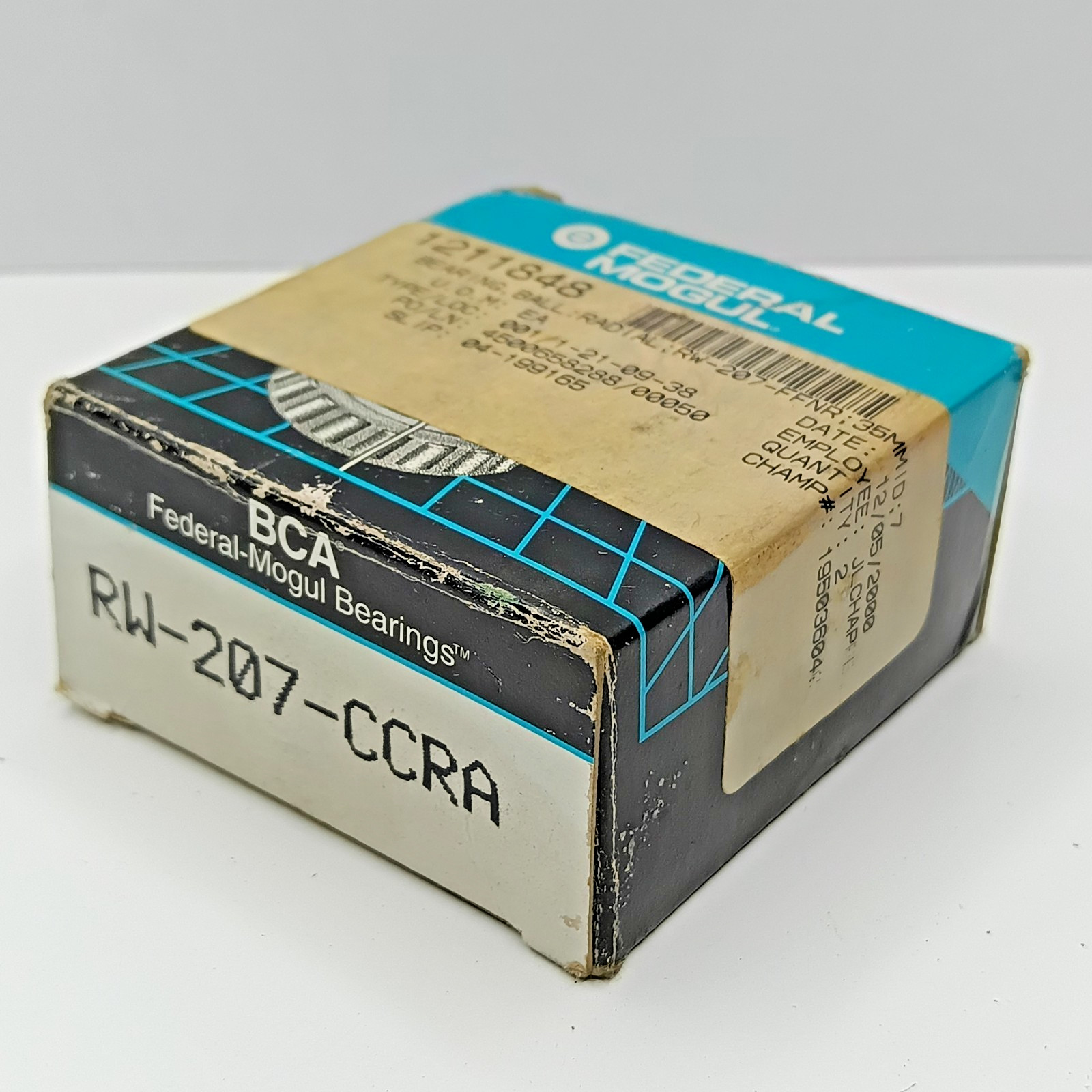 Federal-Mogul BCA RW-207-CCRA Rear Wheel Bearing Kit New Open Box NOS USA
