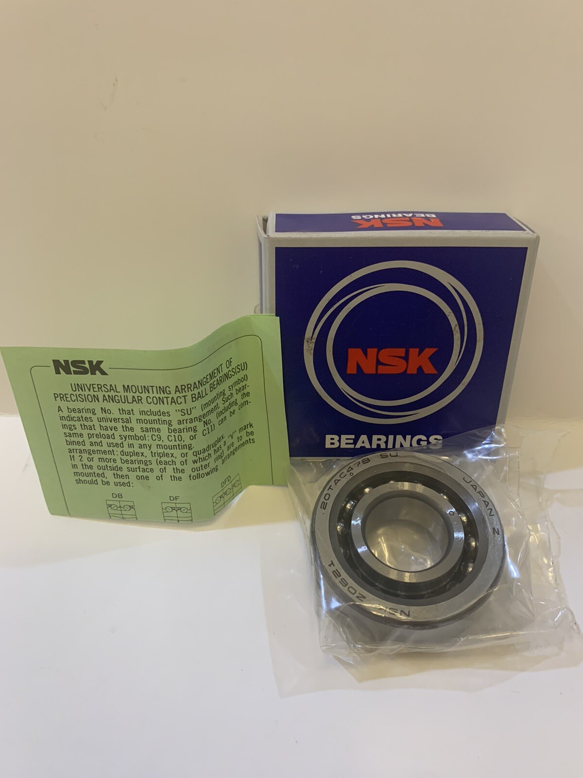 New NSK 20TAC47BSUC10PN7B Angular Super Precision Ball Screw Support Bearings