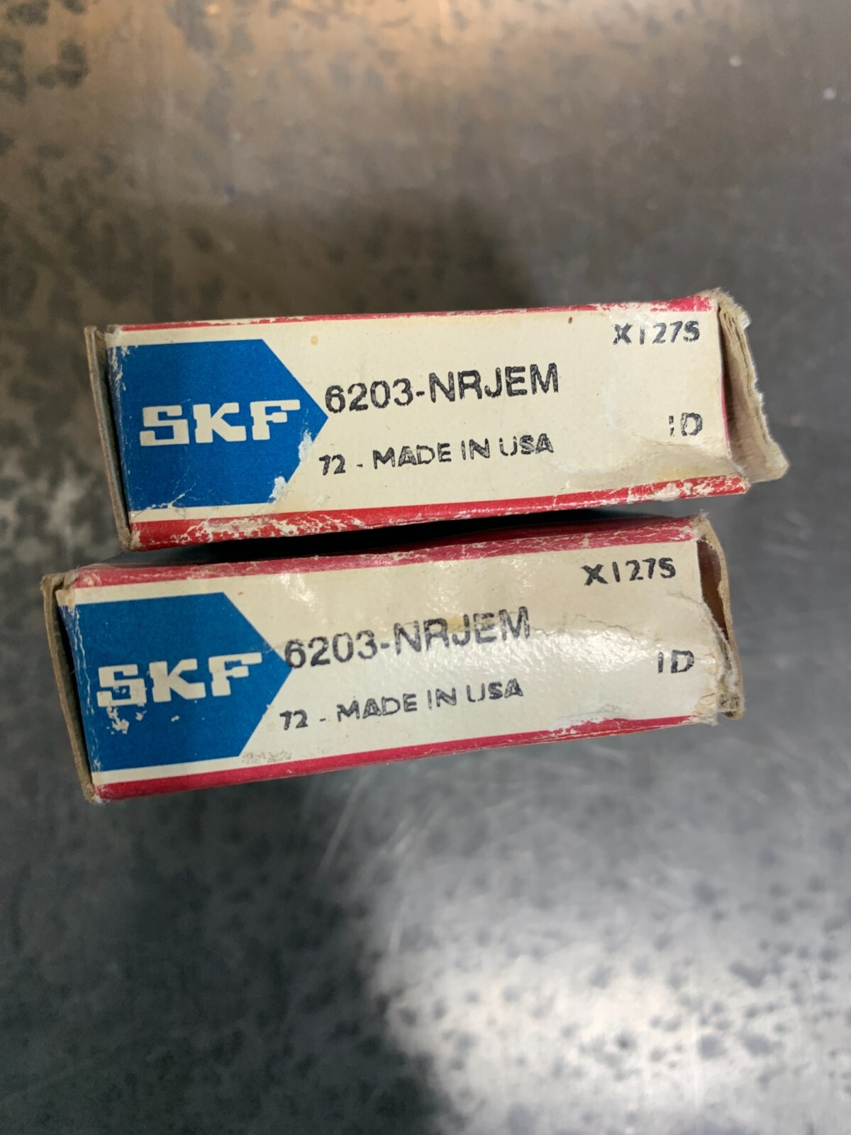 Lot of 2 SKF 6203 NRJEM Deep Groove Radial Bearing New Old Stock