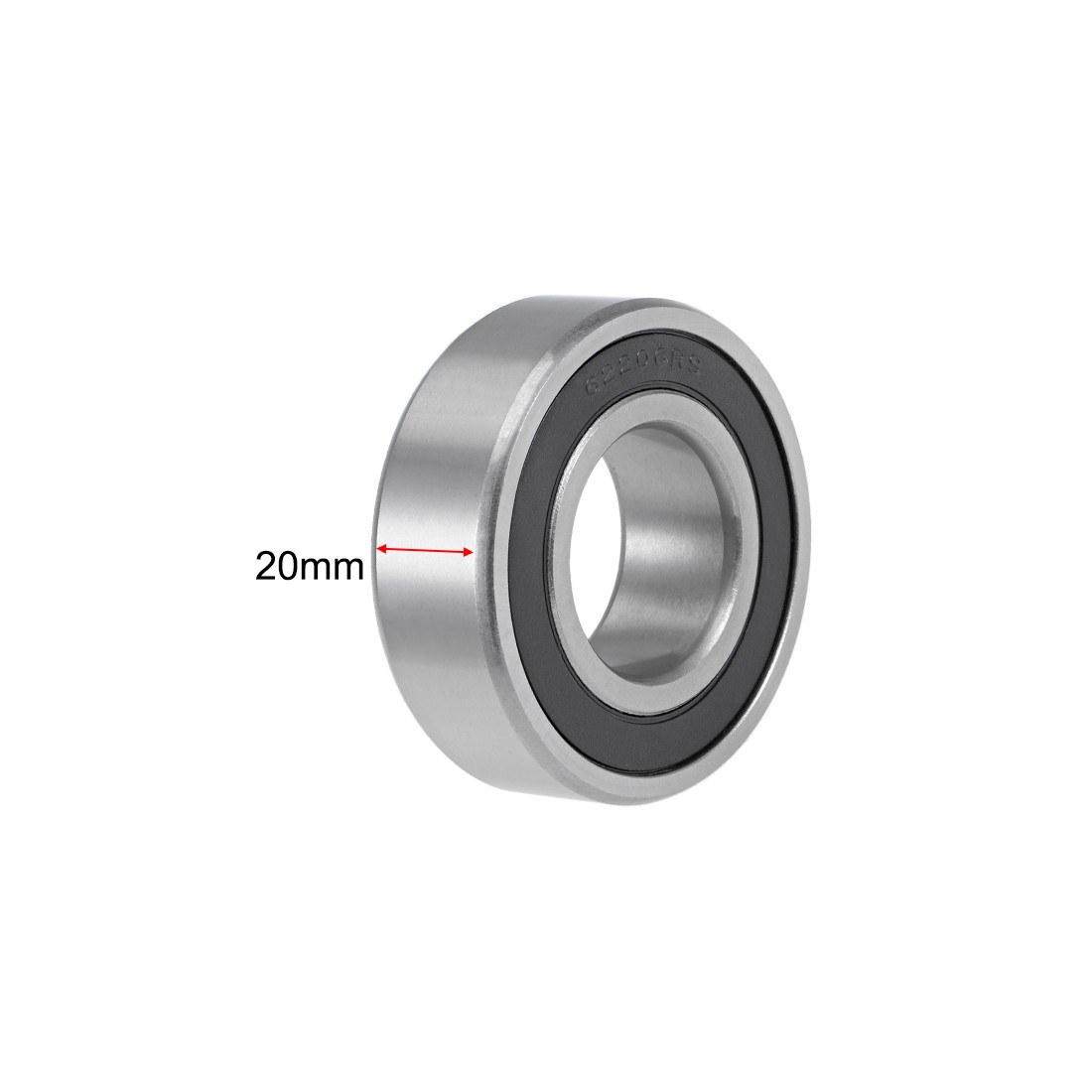 62206-2RS Deep Groove Ball Bearings 30mmx62mmx20mm Z2 ABEC1